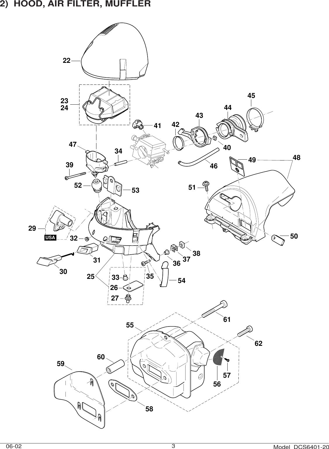 Page 3 of 11 - Makita Makita-Dcs6401-20-Users-Manual-  Makita-dcs6401-20-users-manual