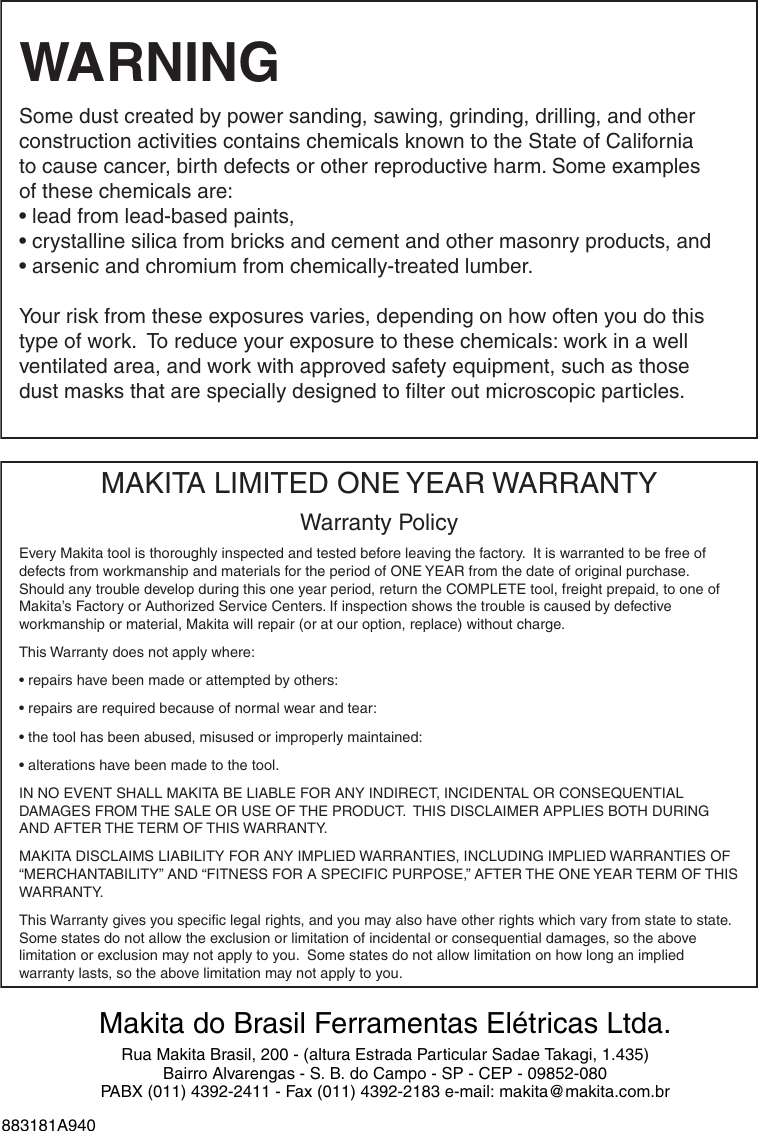 Page 12 of 12 - Makita Makita-Ge0600-Users-Manual- GE0600  Makita-ge0600-users-manual
