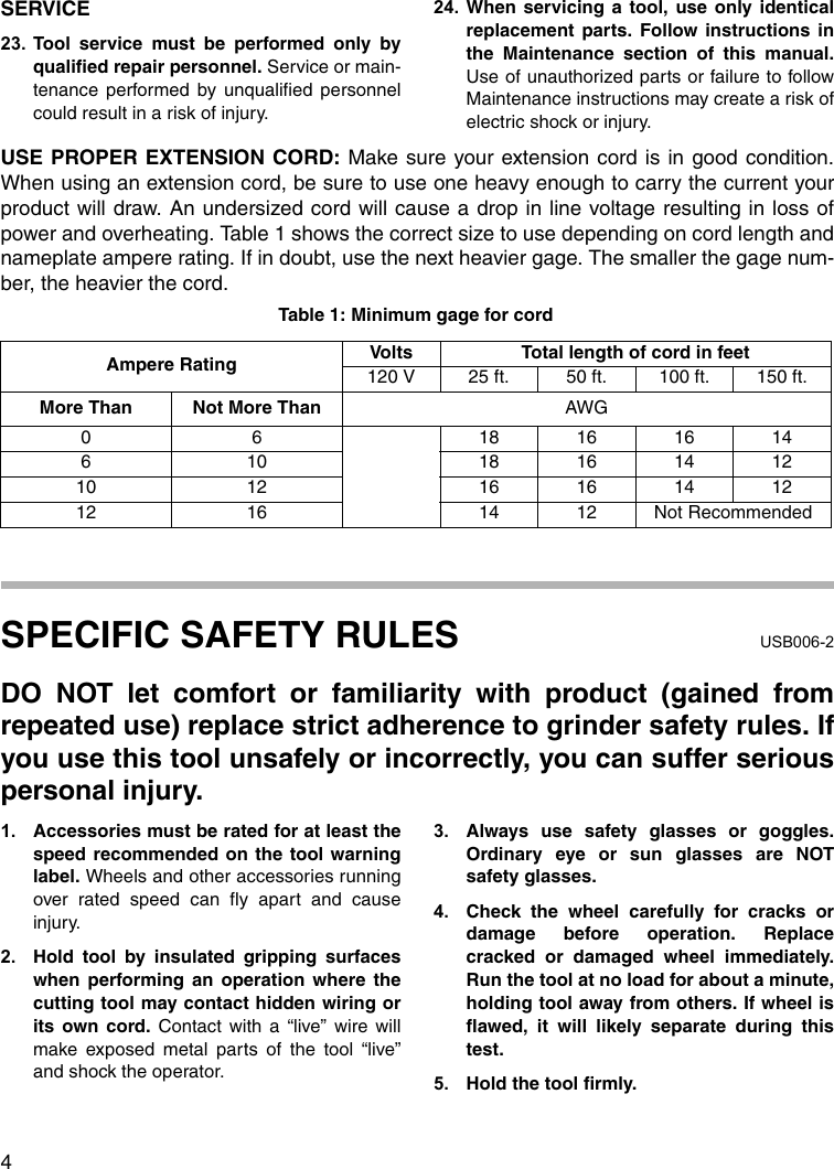 Page 4 of 12 - Makita Makita-Ge0600-Users-Manual- GE0600  Makita-ge0600-users-manual