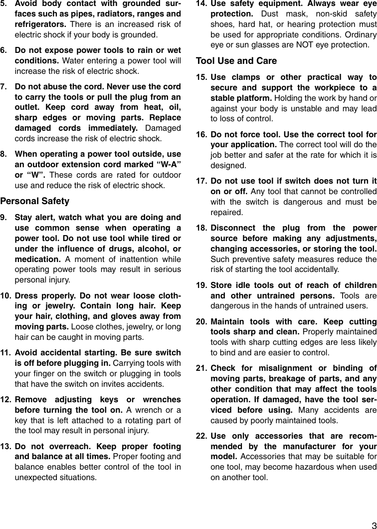 Page 3 of 12 - Makita Makita-Recipro-Saw-Jr3000Vt-Jr3000Vt-Users-Manual-  Makita-recipro-saw-jr3000vt-jr3000vt-users-manual