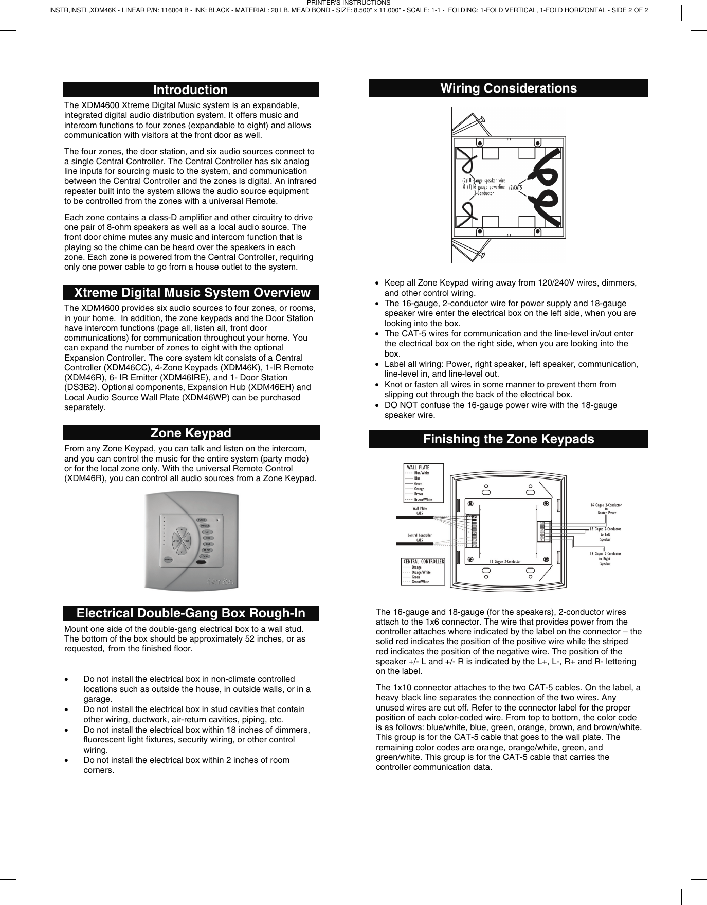 Page 2 of 2 - Mands-Systems Mands-Systems-Xdm46K-Users-Manual 116004B