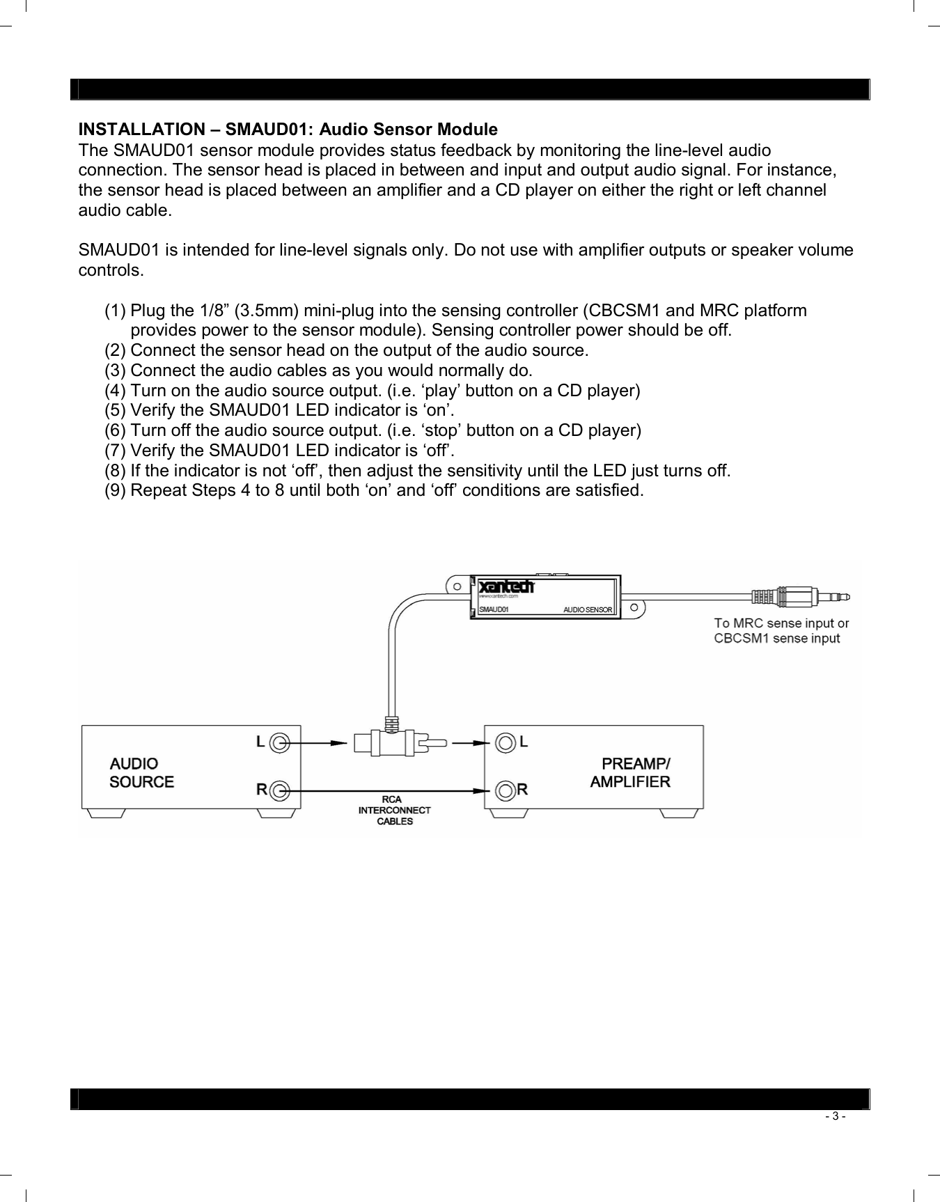 Page 3 of 8 - 235 Sensormodules - 08905072A User Manual Sensor Modules
