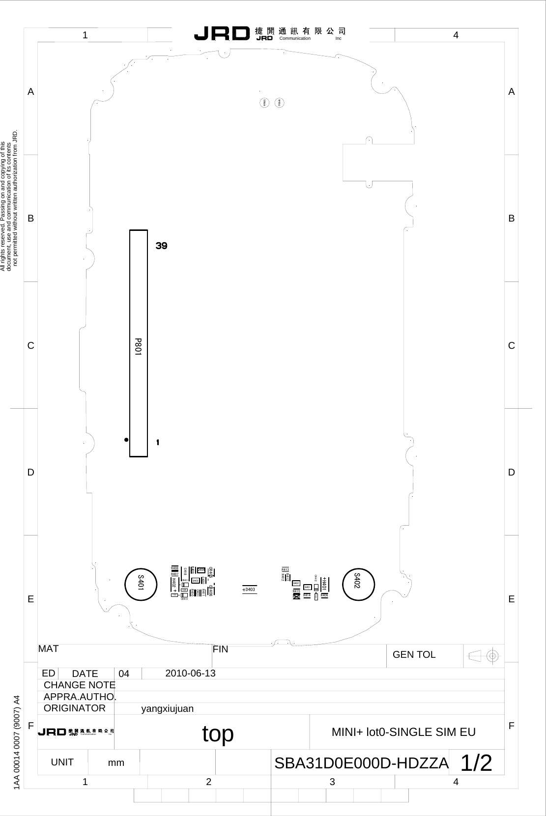 Page 1 of 2 - Pcb.pcb Alcatel One Touch -710 Schematic