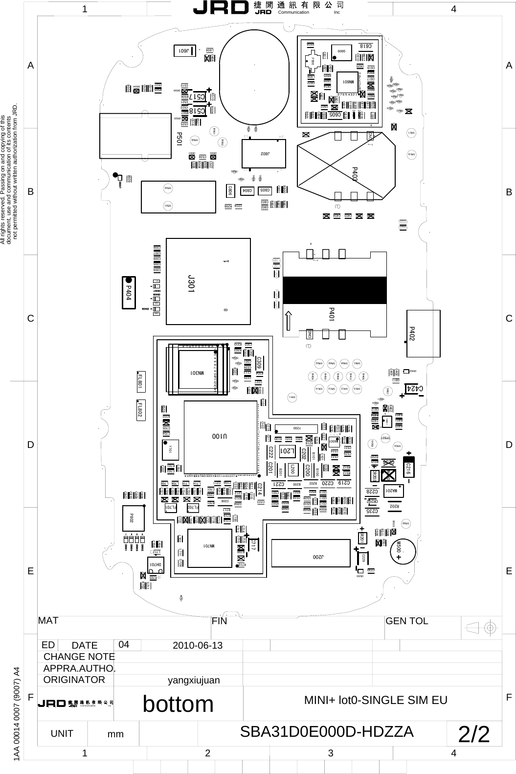 Page 2 of 2 - Pcb.pcb Alcatel One Touch -710 Schematic