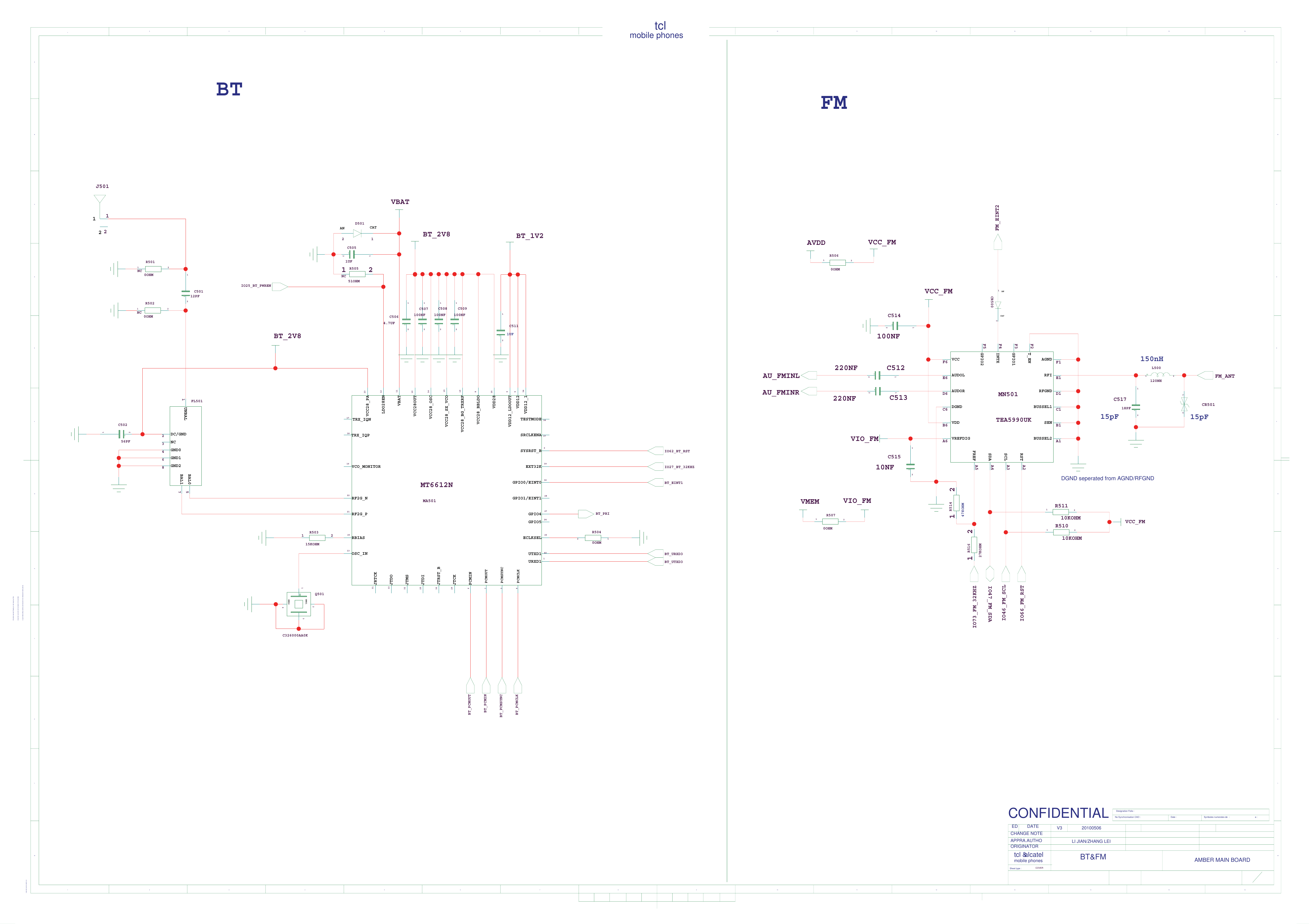 Page 5 of 10 - Amber Alcatel One Touch-806D Circuit Diagram