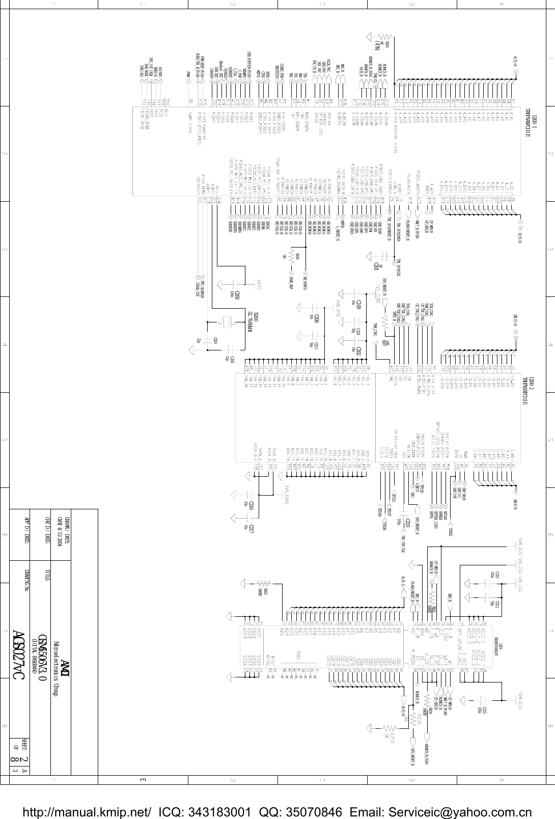 Page 4 of 10 - Amoisonic A660 Schematic