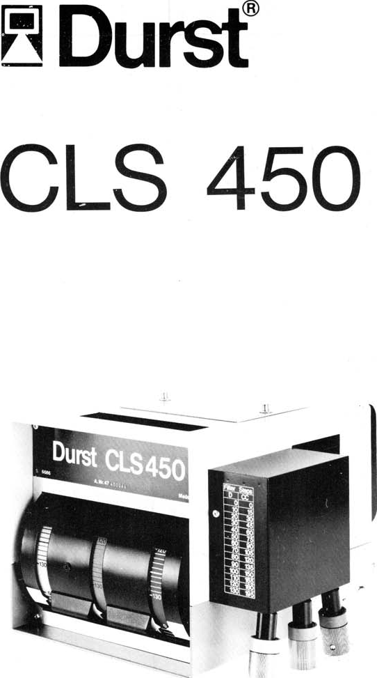 CLS 450 Spare Parts Manual