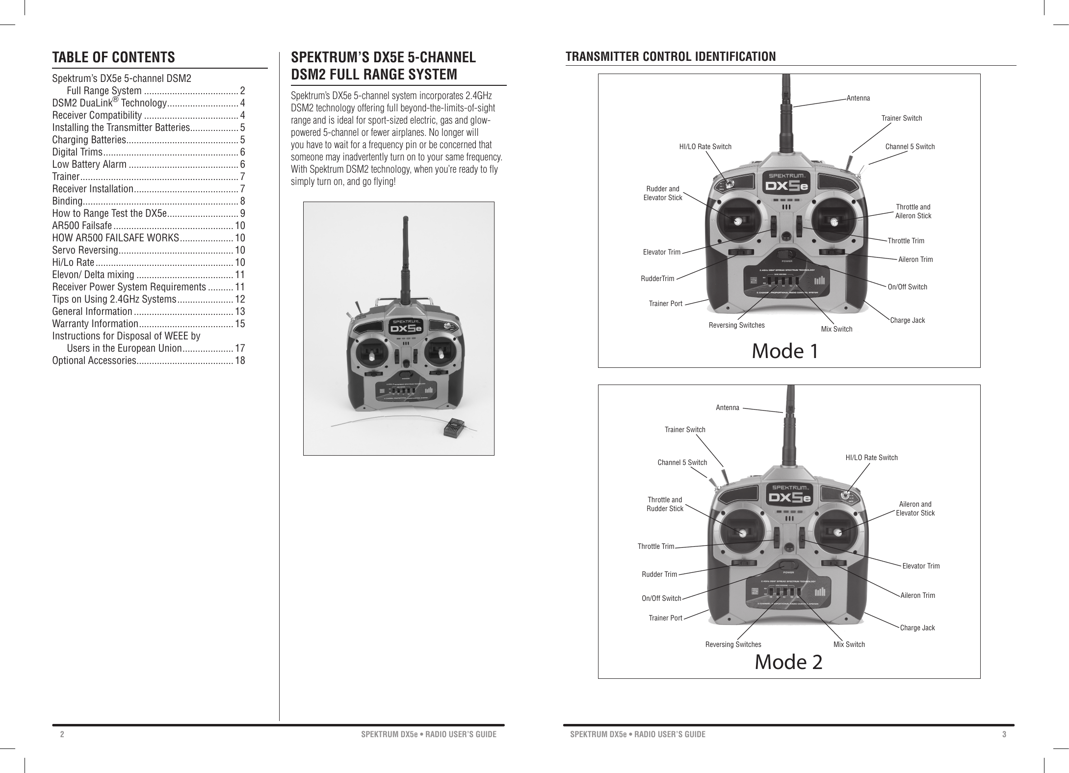 Page 2 of 11 - DX5e Users Guide V2