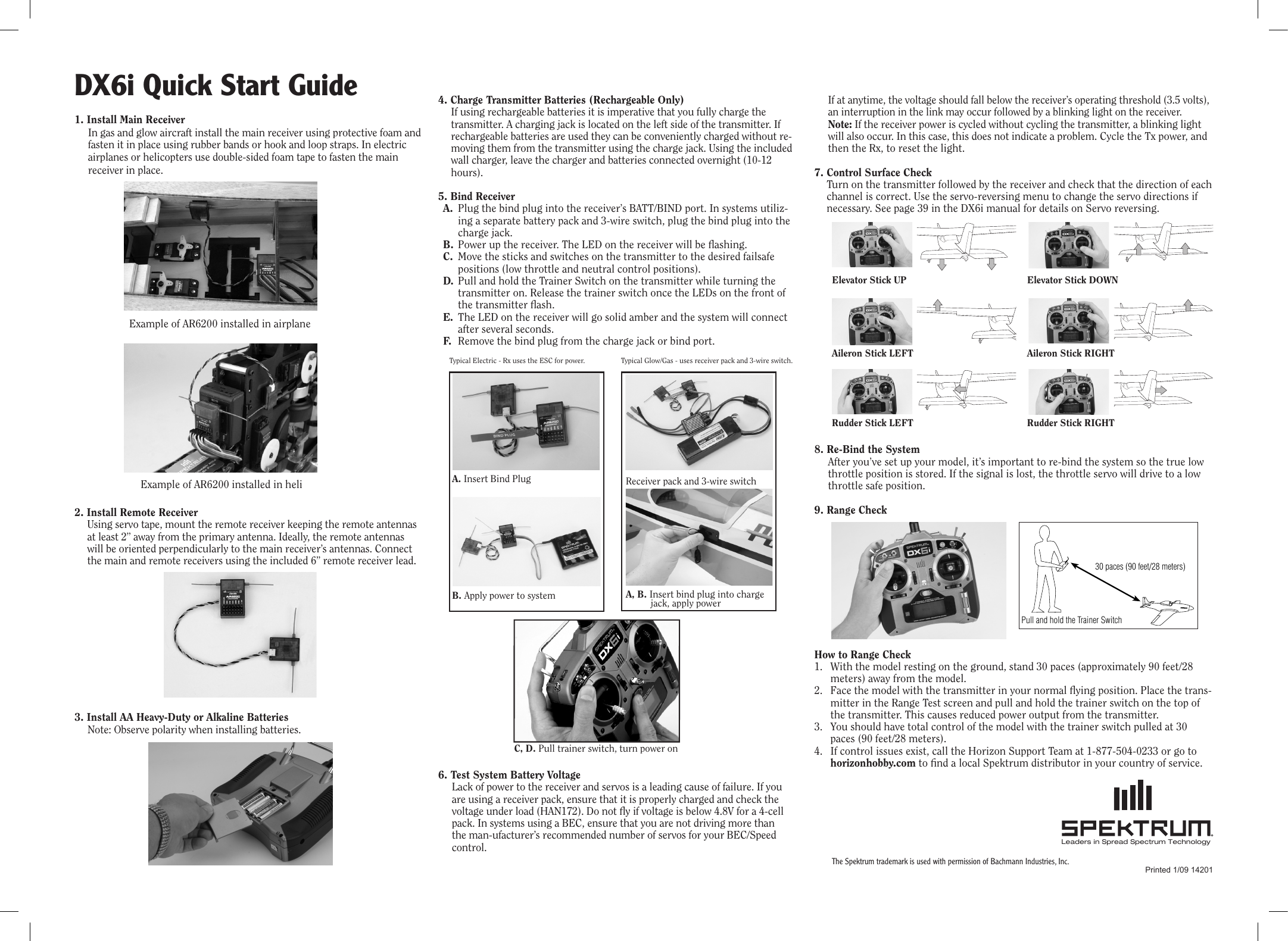 Page 1 of 1 - DX6i Quick Start Guide