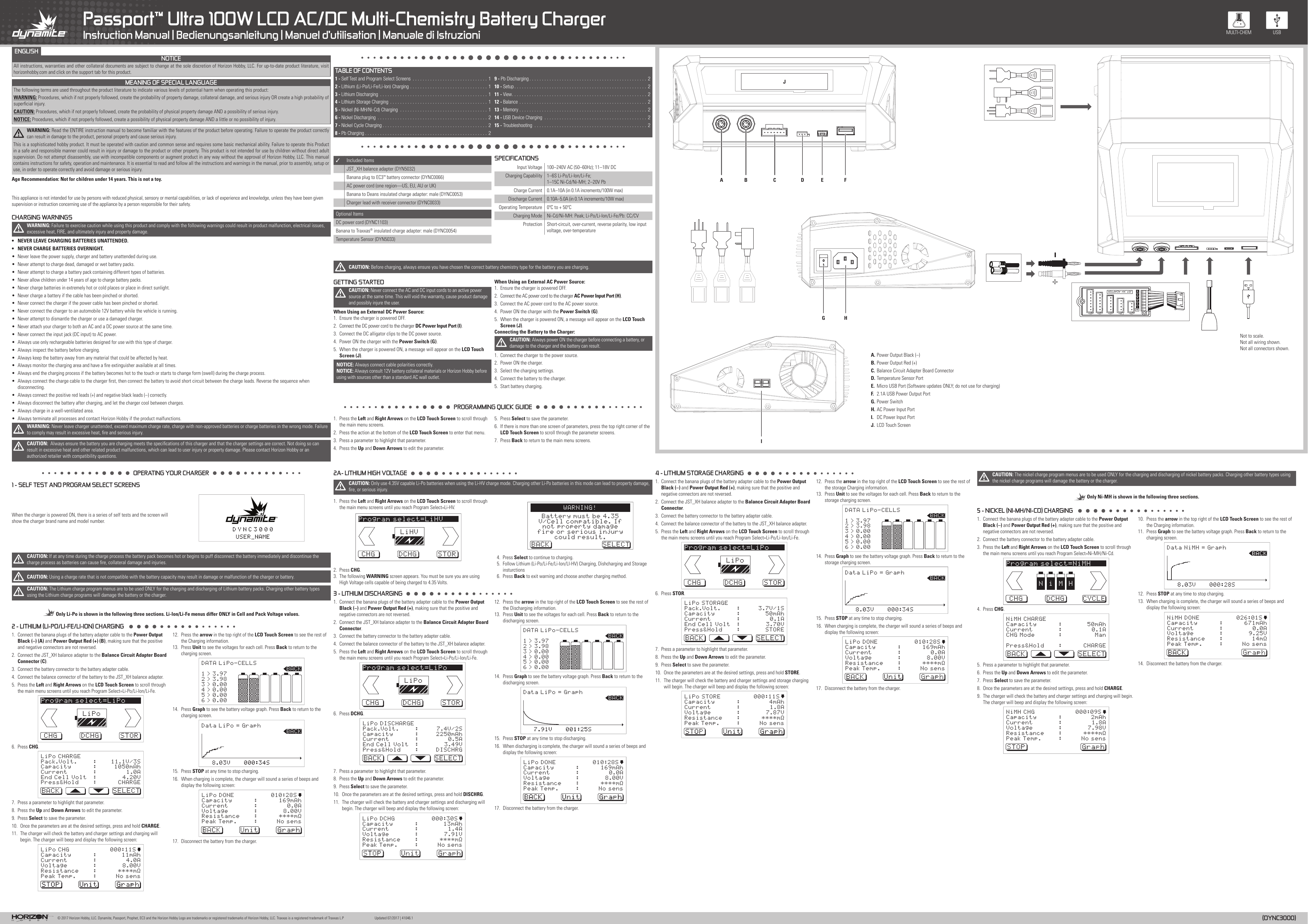 Page 1 of 8 - DYNC3000-Manual-EN