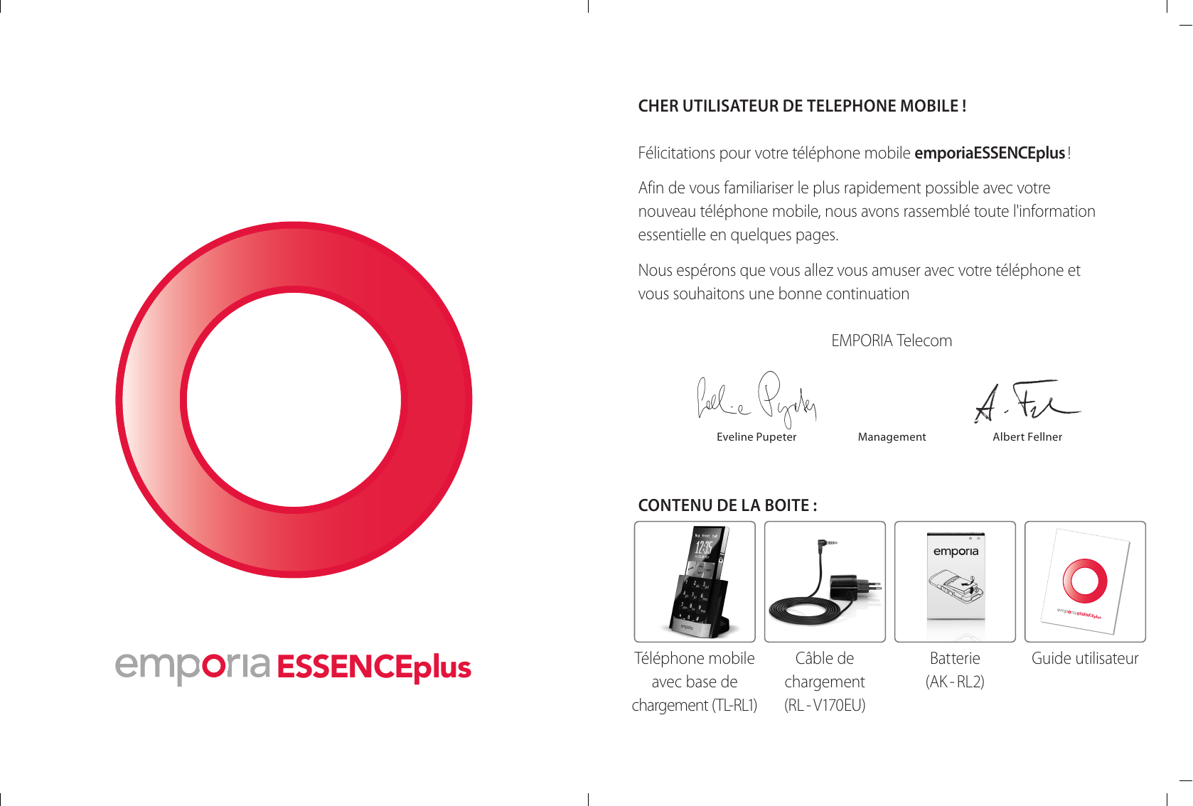 vhbw 1x batteria compatibile con Emporia Essence plus V4
