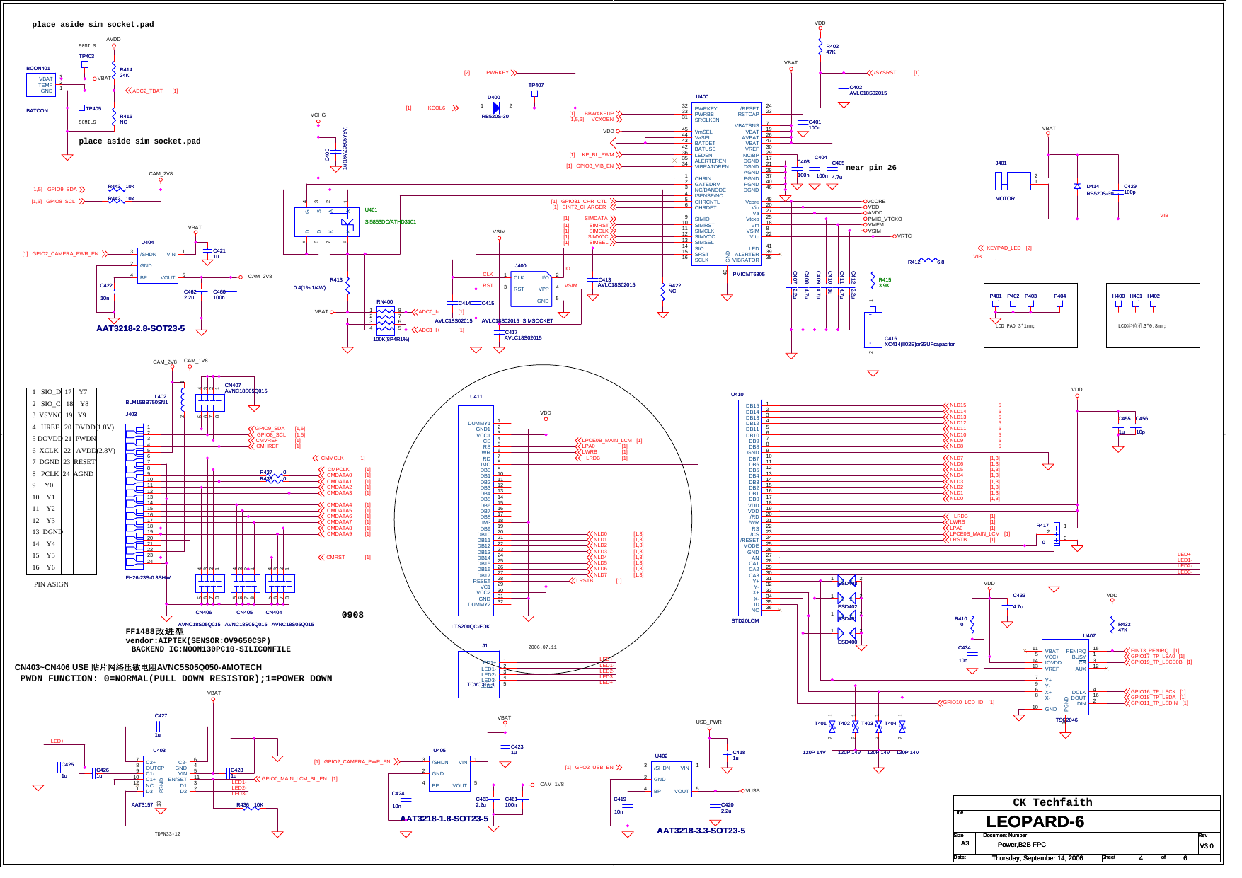 Page 4 of 6 - Leopard-6_v3.0_060712 Fly 2080 Electrical Schematic Diagram