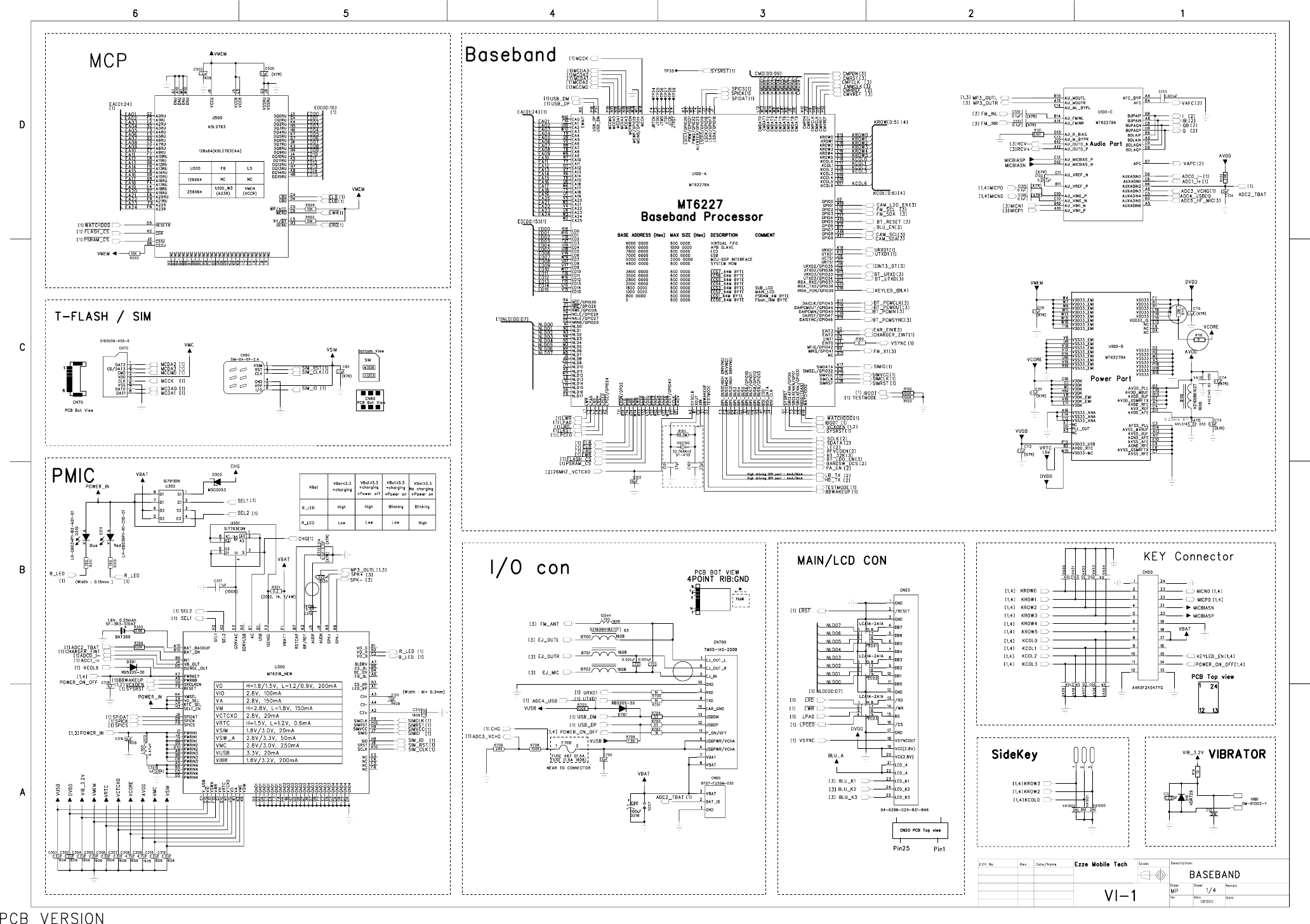 MP200_SHARP_P1_060206 Fly B400 Schematics