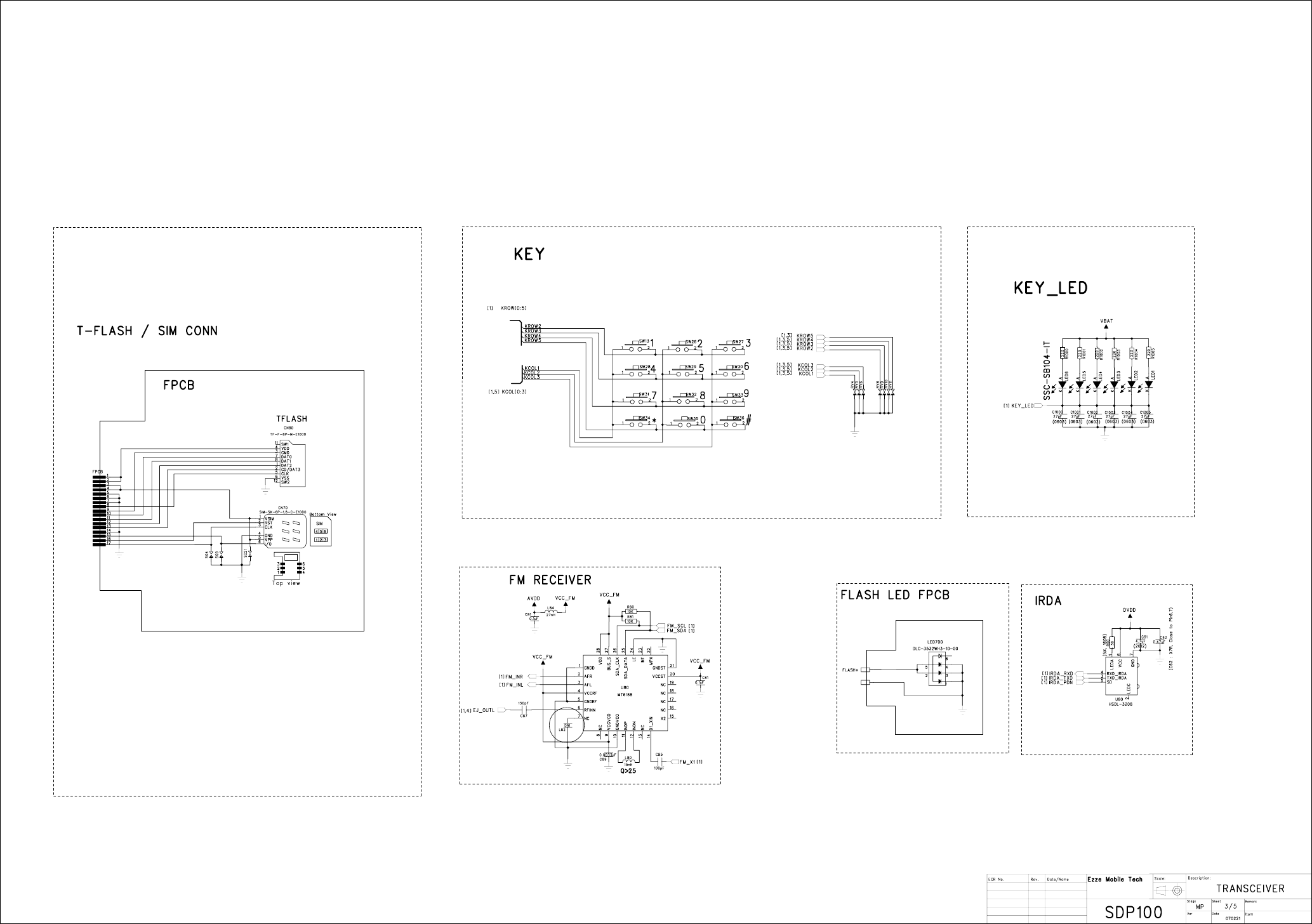 Page 3 of 5 - MP200_SHARP_P1_060206 Fly SDP100 Schematic