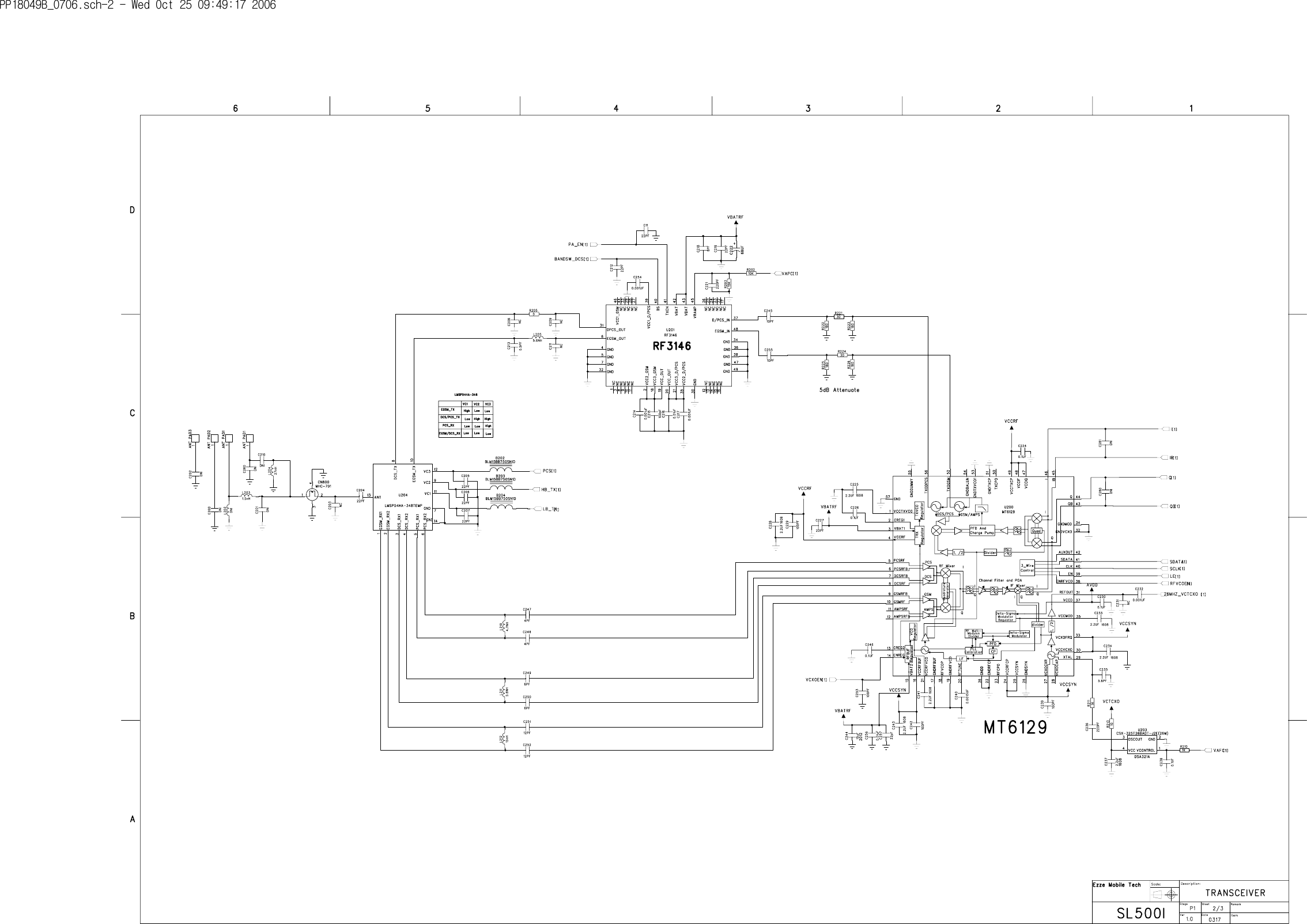 Page 2 of 2 - ESL900_1130 Fly SL500I Schematic