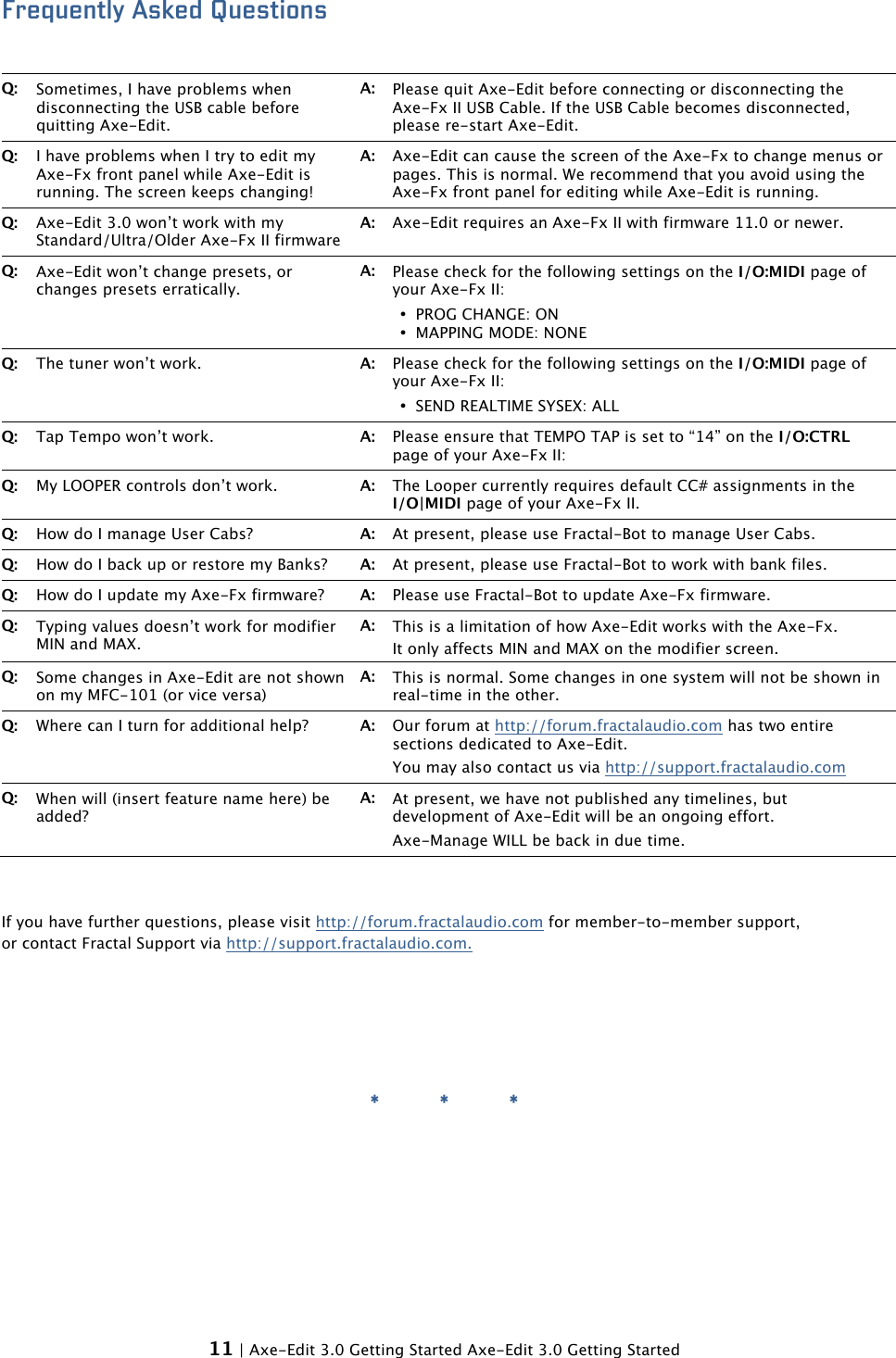 Page 11 of 11 - Fractal Audio Axe-Edit-3-Getting-Started-Guide Axe-Edit Getting Started Guide User Manual