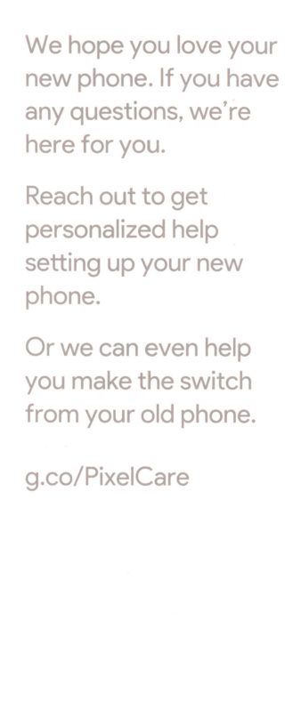 Page 2 of 9 - Google Pixel User Guide 2.25x5.25.qxp Manual