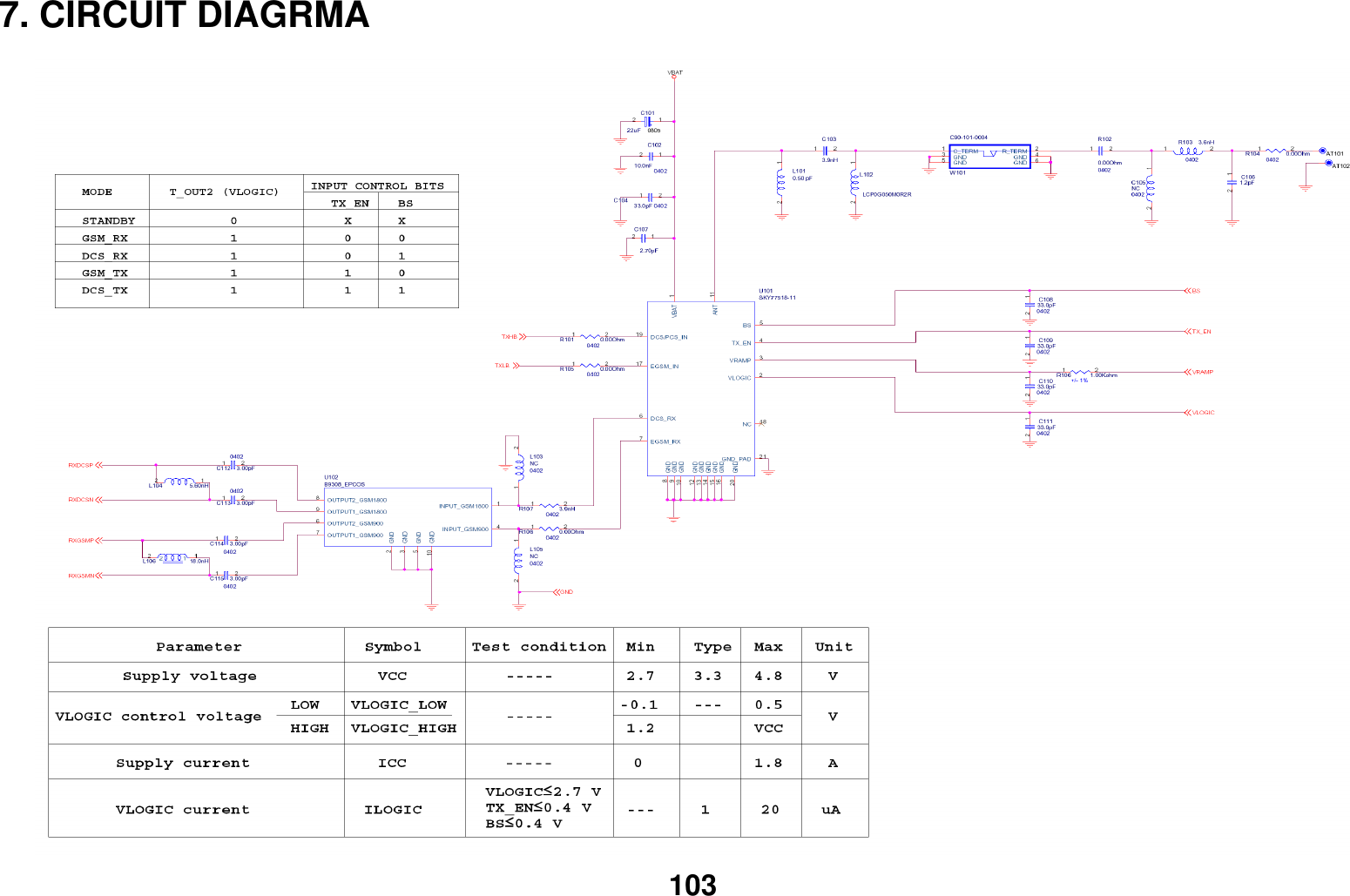 Page 1 of 11 - LG Mobile GB130 Schematics