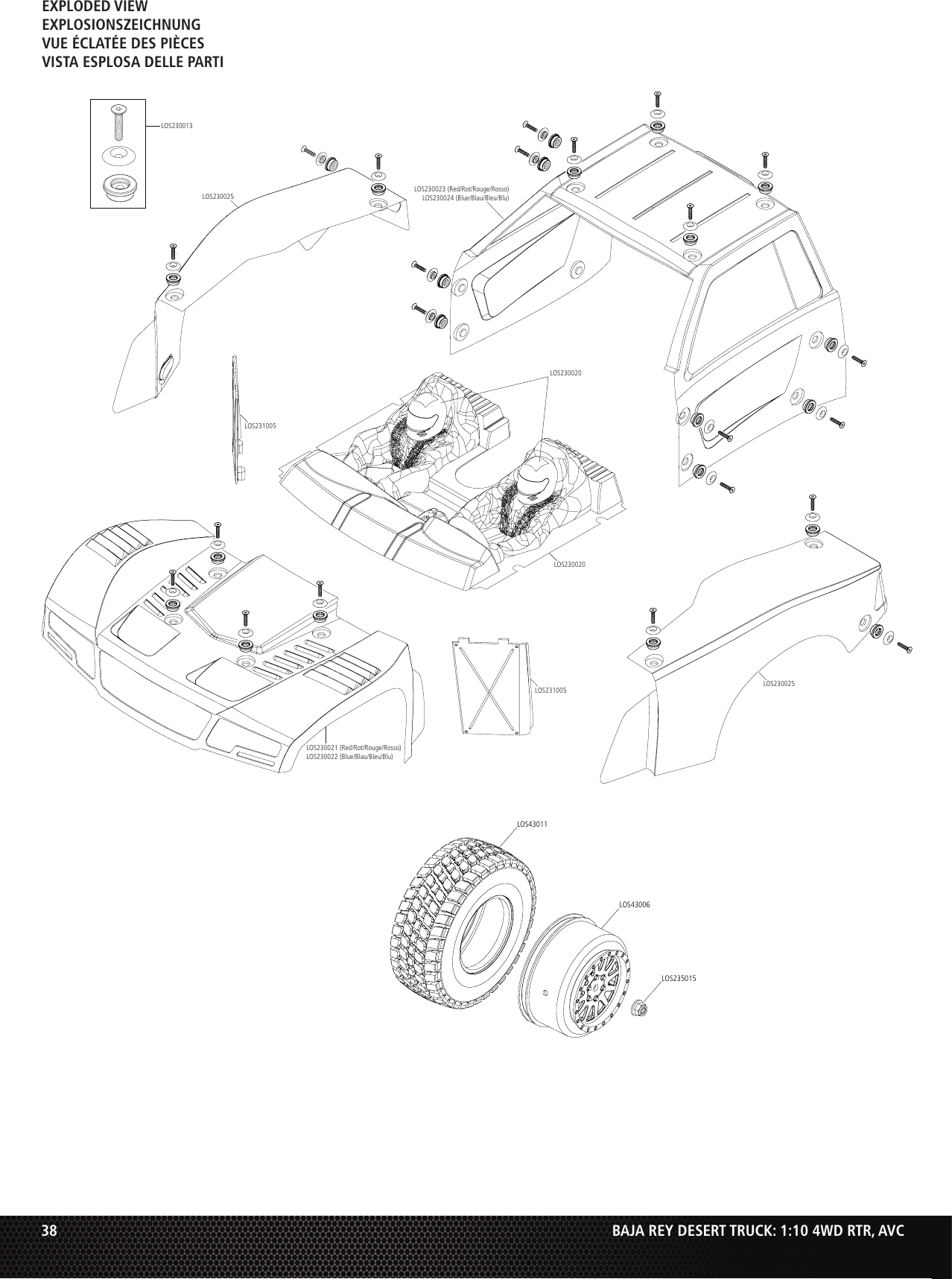 Page 4 of 8 - LOS03008 Exploded Views