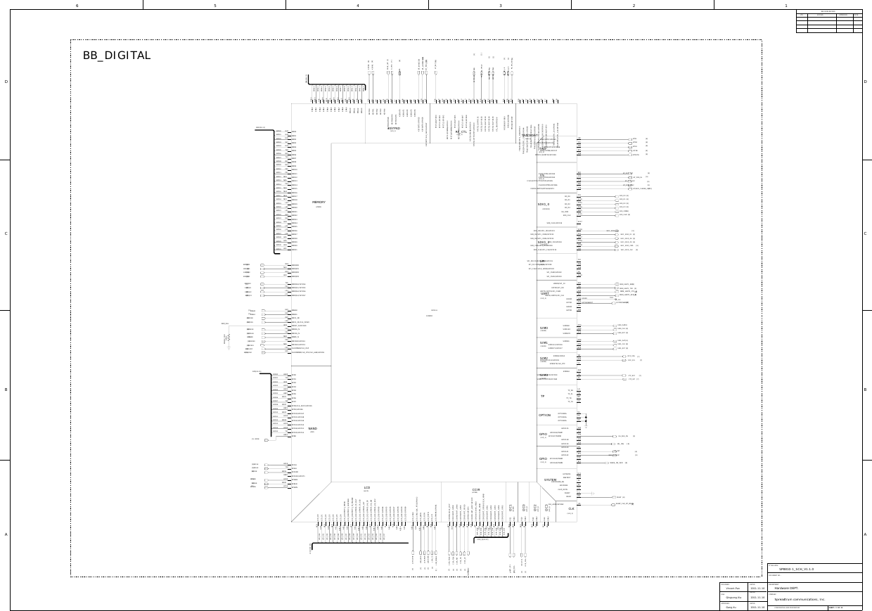 Page 2 of 9 - SC880H_T303_SCH_OV3_D Lenovo A278t Circuit Diagram