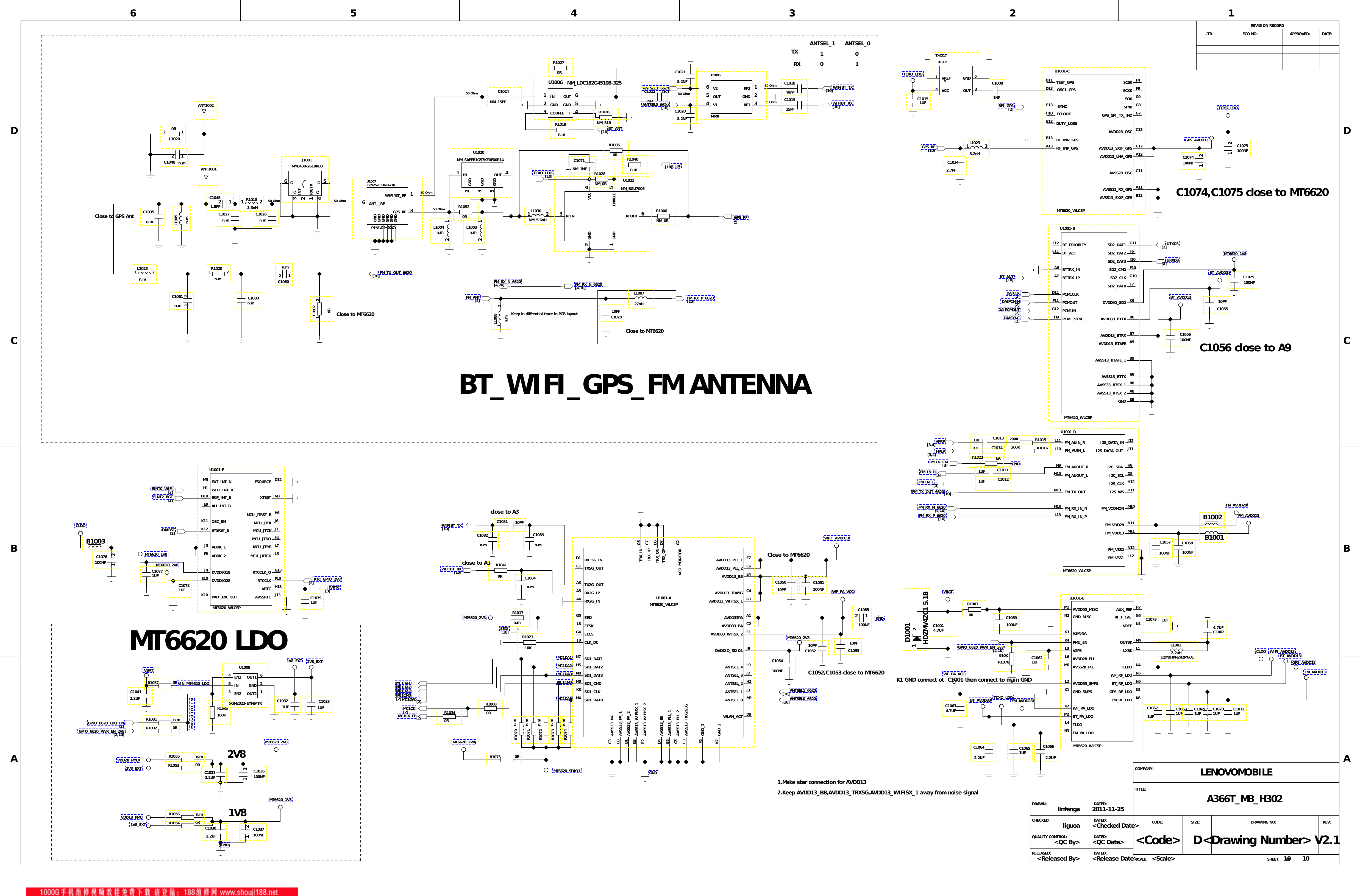 Page 10 of 10 - Lenovo A366T Schematic