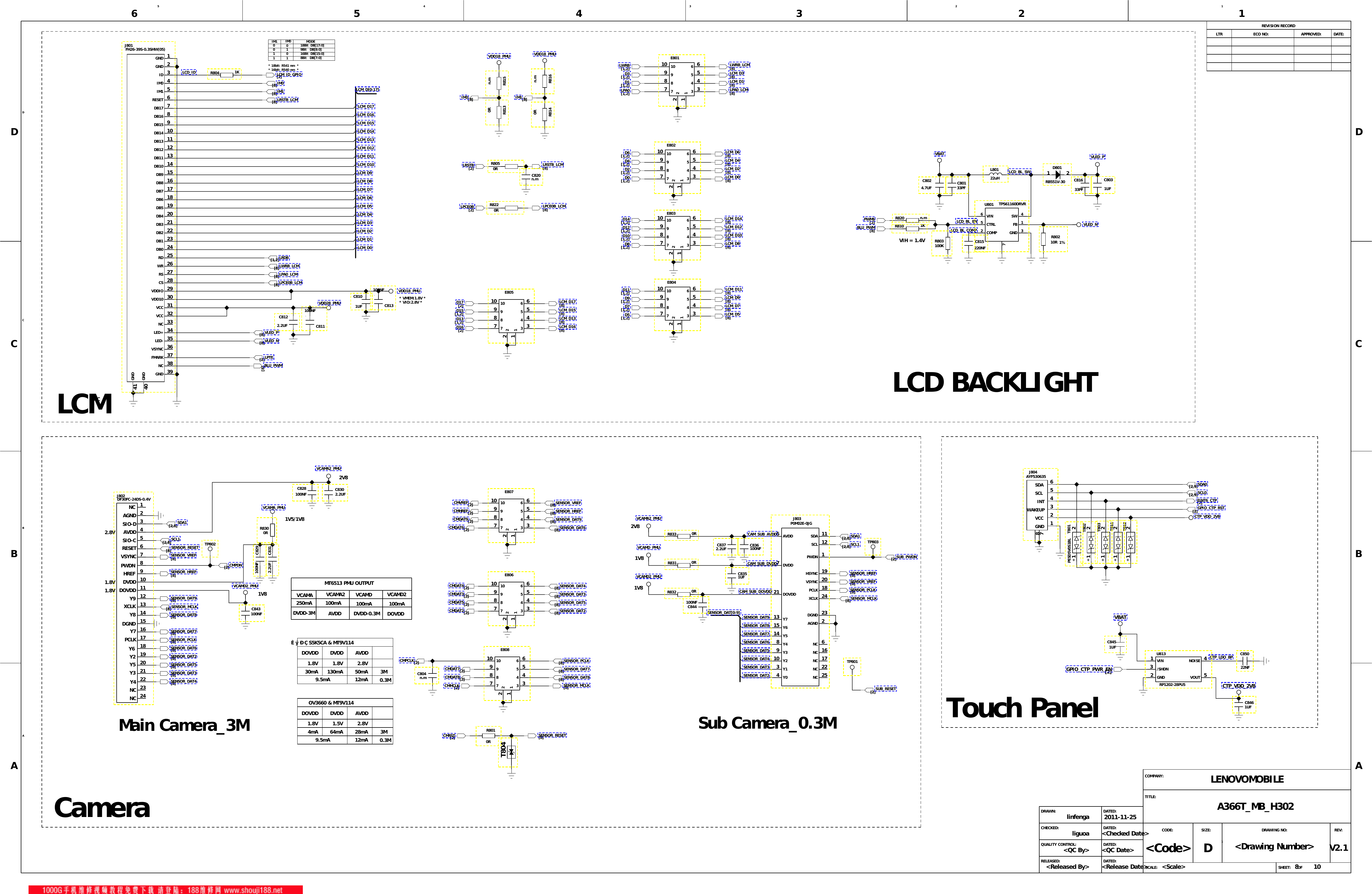 Page 8 of 10 - Lenovo A366T Schematic