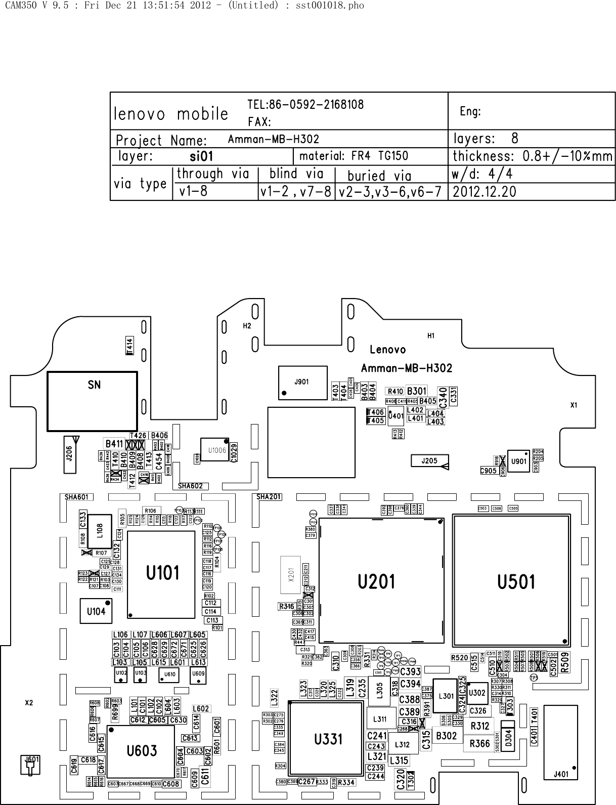 Page 1 of 2 - CAM350 V 9.5 Lenovo A630T Schematic