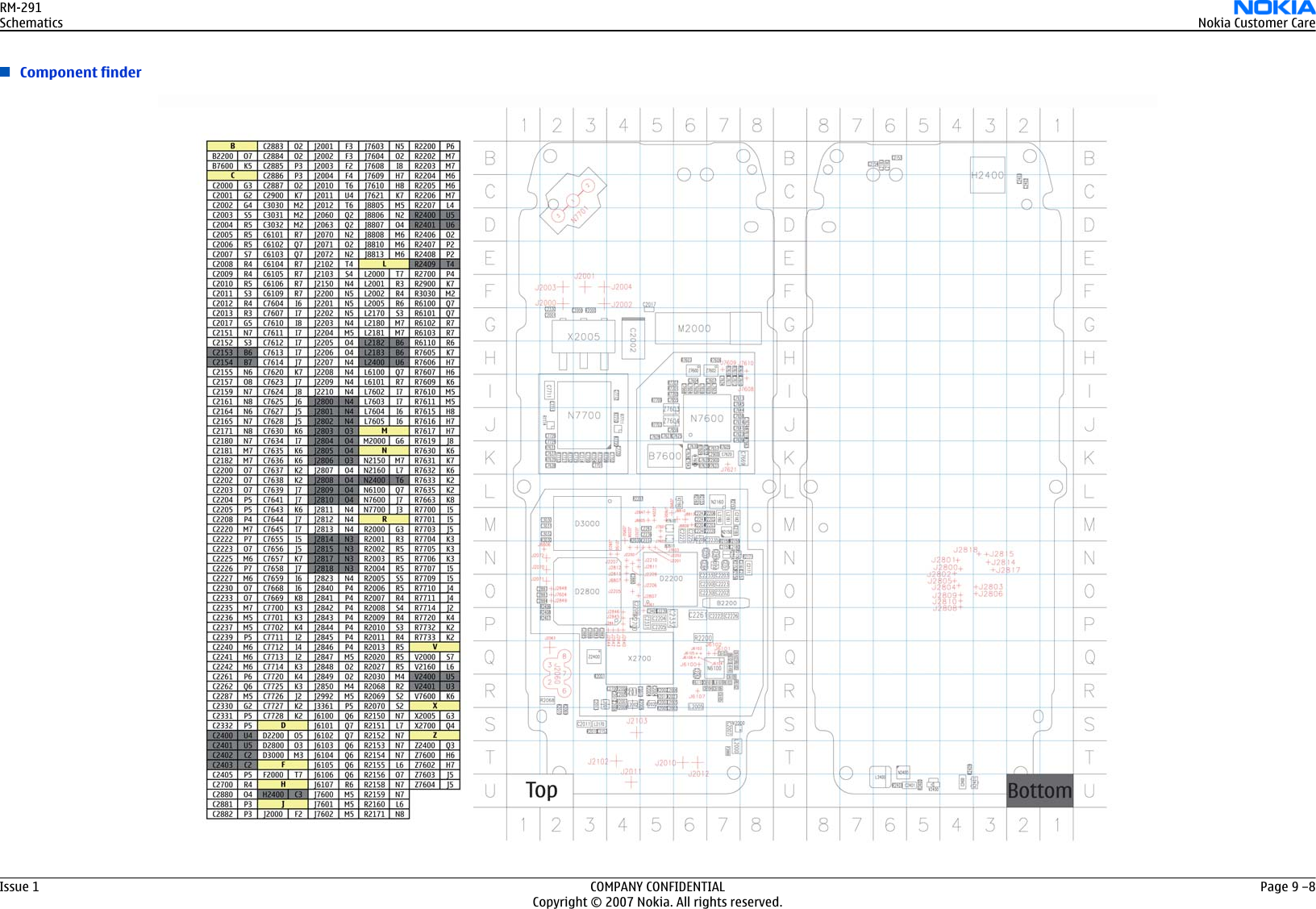 Page 5 of 5 - 2626 Nokia Rm-291 Schematics