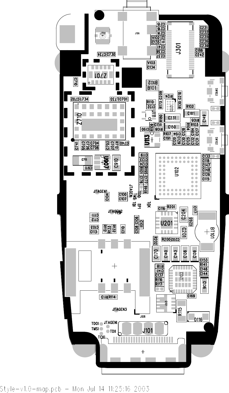 Page 5 of 7 - CAM Output Pantech G300 Schematics