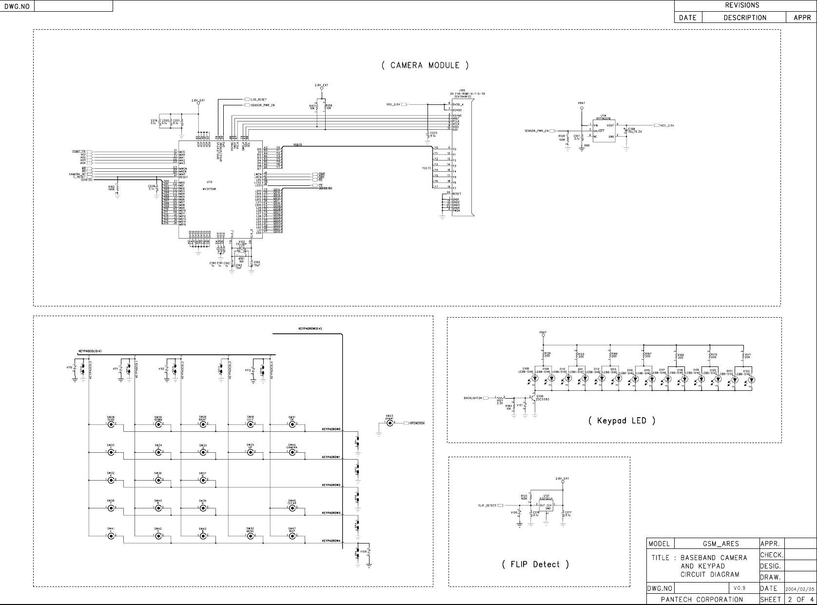 Page 3 of 6 - Pantech G900 Schematics