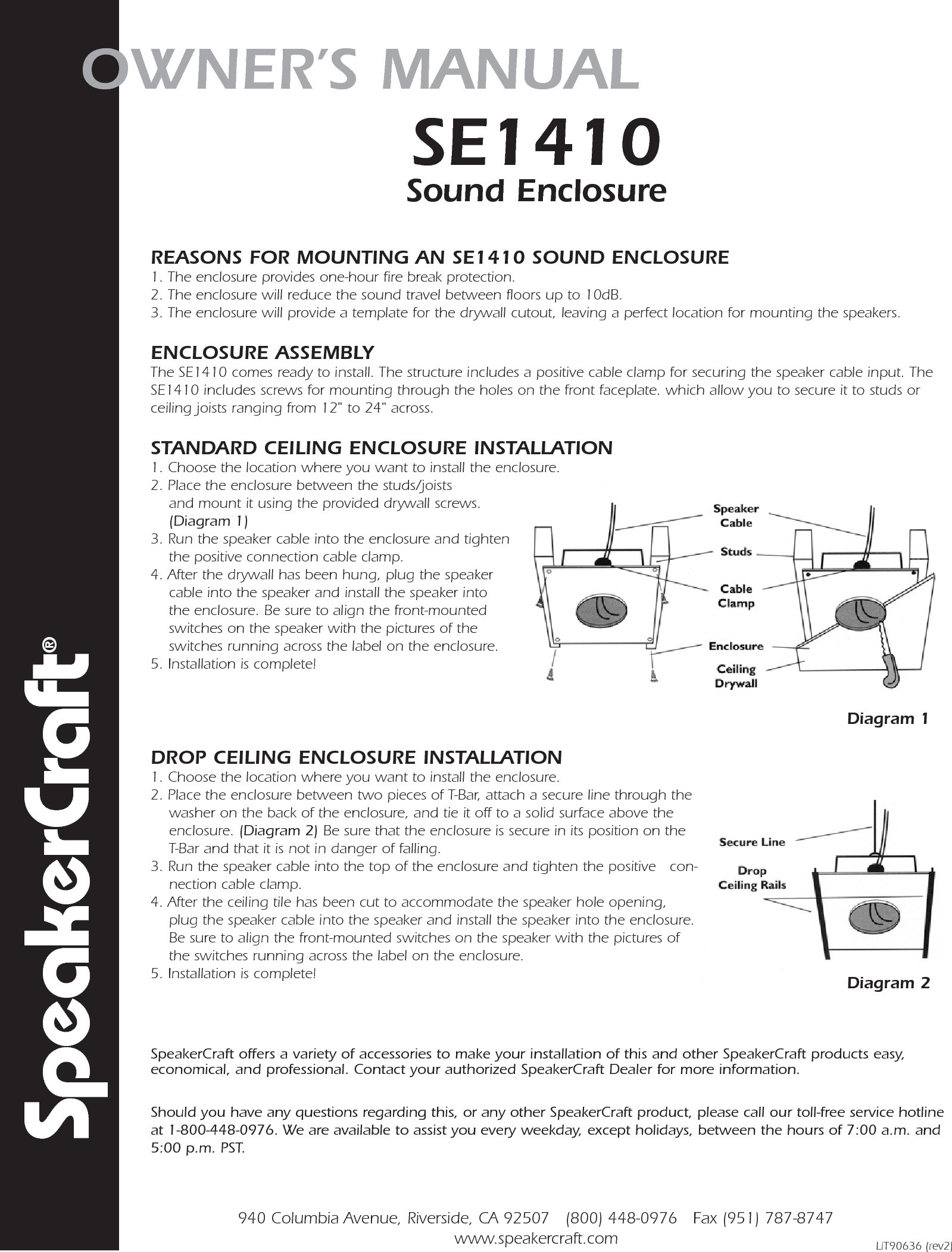 Page 1 of 1 - Pdf Asm90904 Se1410-Custom-Se-W-Clips-6-8 Manual SE1410 User