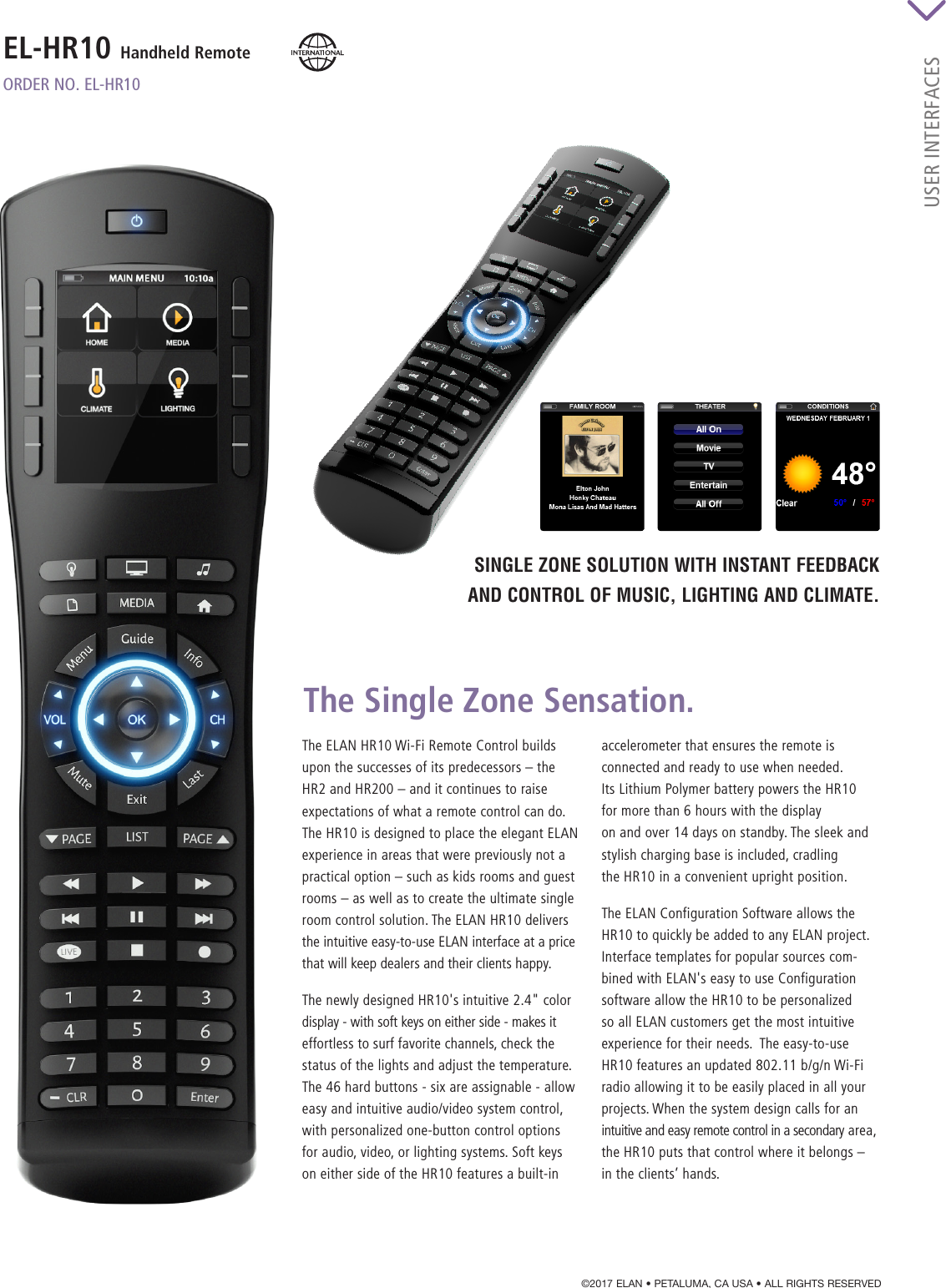 Page 1 of 2 - Pdf El-Hr10 Datasheet User Manual
