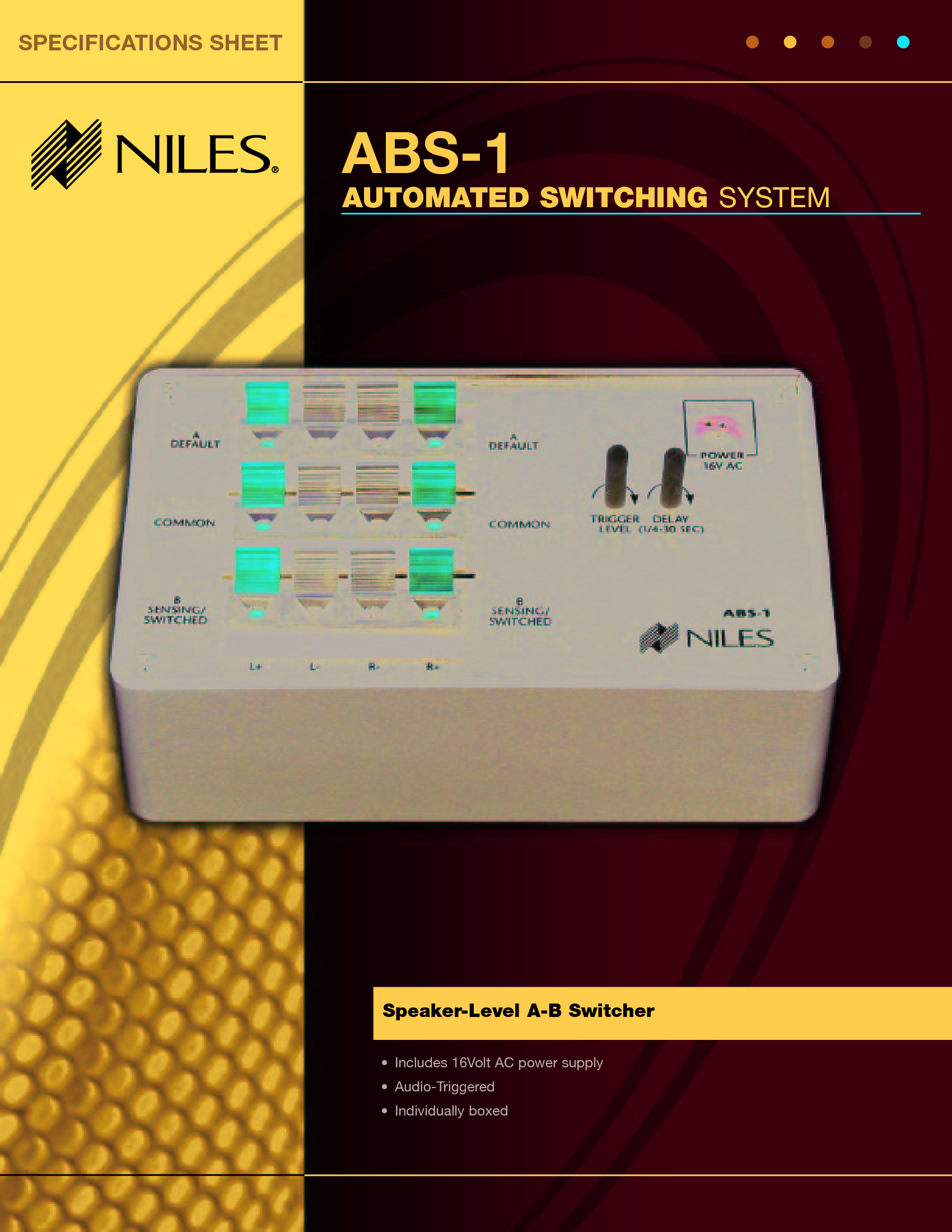 Page 1 of 2 - Pdf Fg00271 Abs-1 Datasheet Cutsheet User Manual