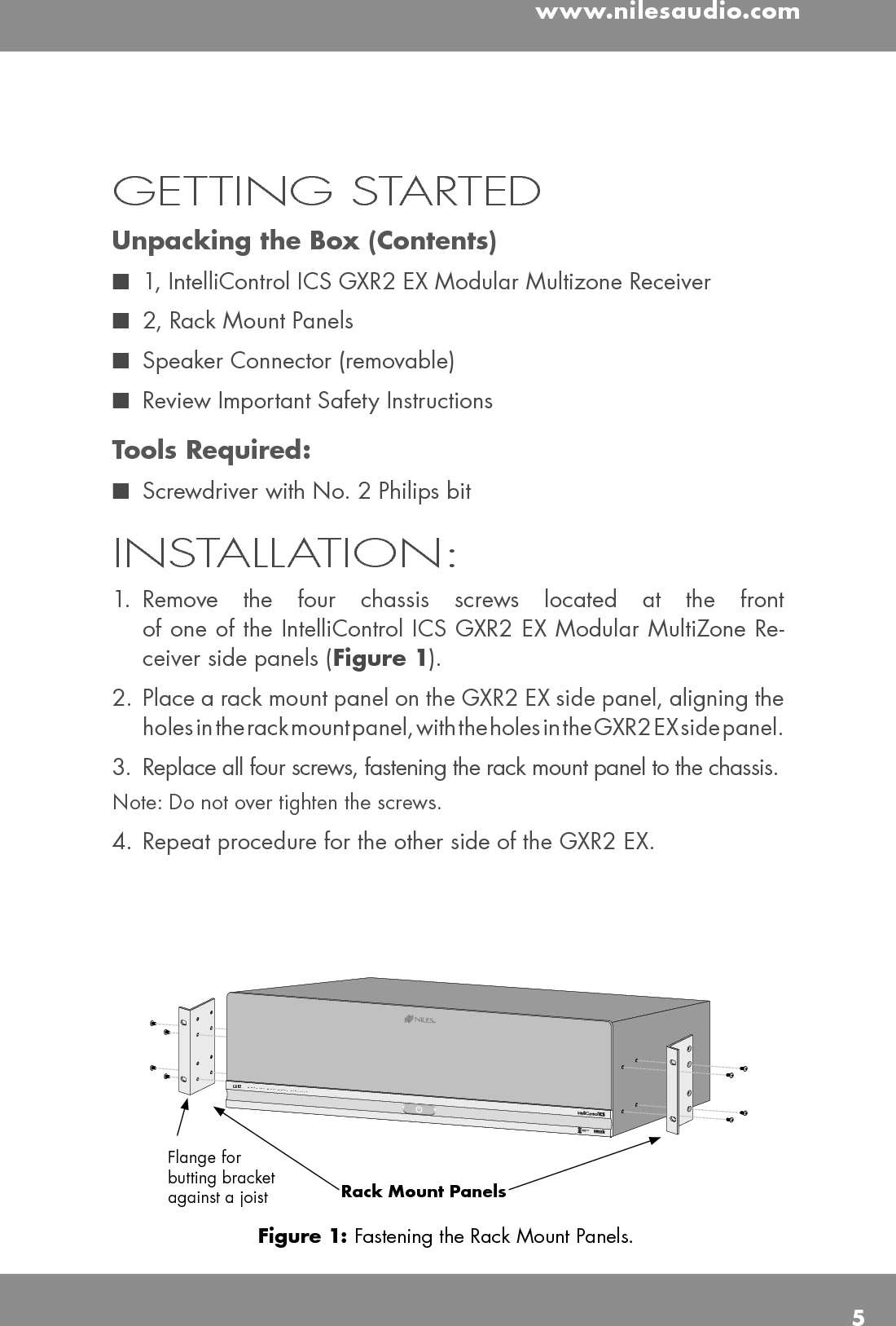 Page 5 of 12 - Pdf Fg01190 Installation-Guide DS00554B-0 GXR2 EX QIG User Manual