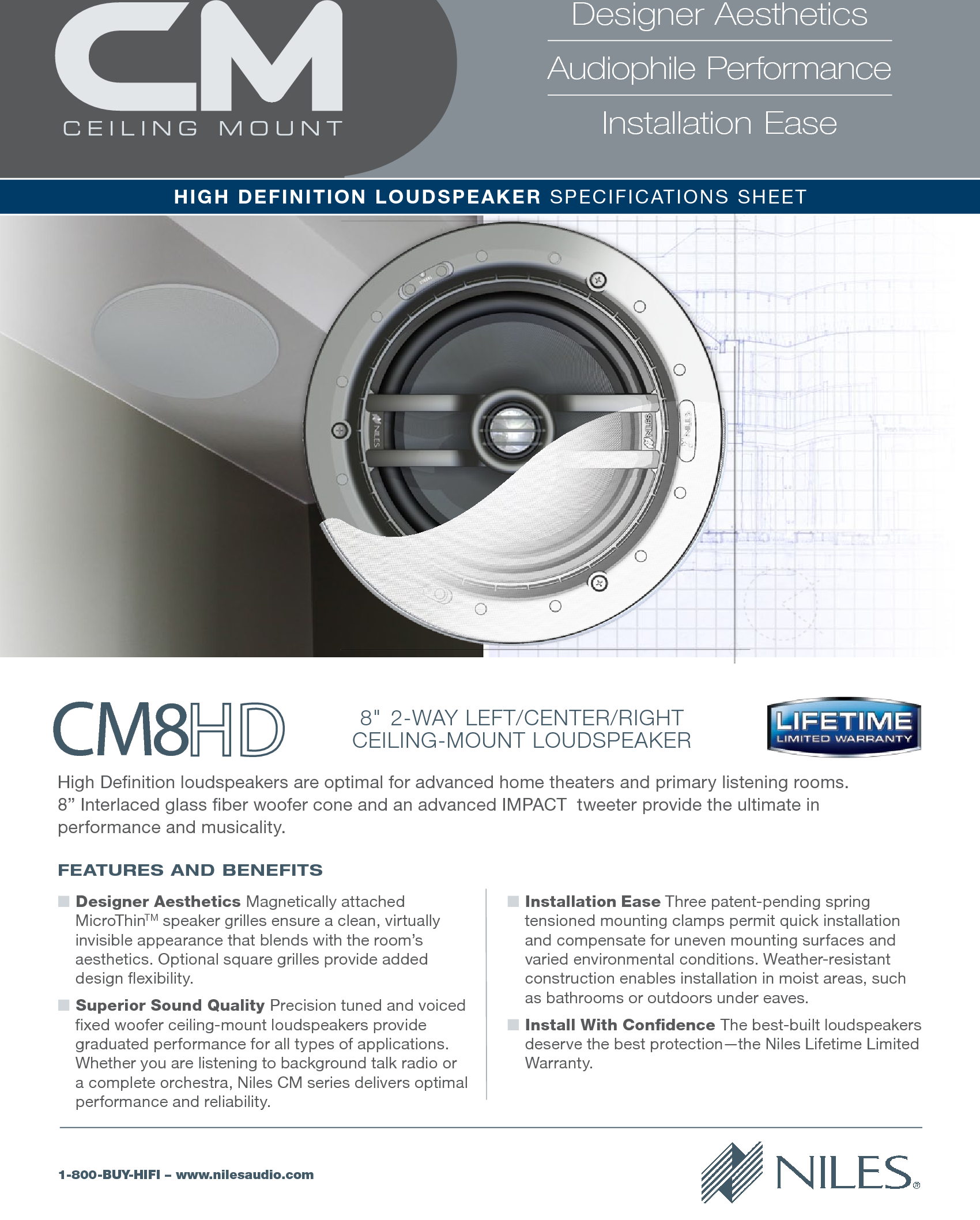 Page 1 of 2 - Pdf Fg01663 Cm8Hd Datasheet User Manual