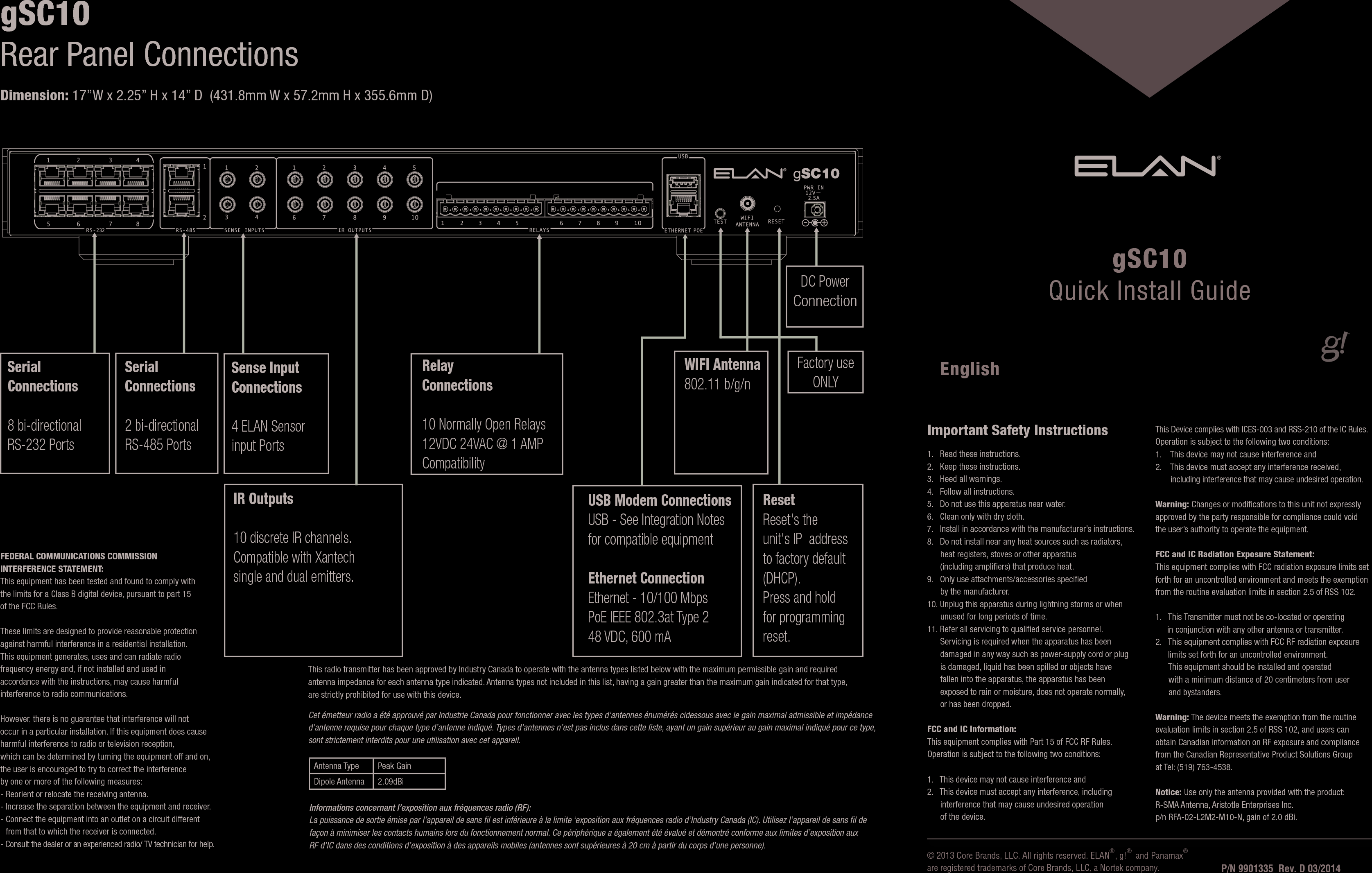 Page 1 of 2 - Pdf Gsc10 Insallation-Manual User Manual G SC10