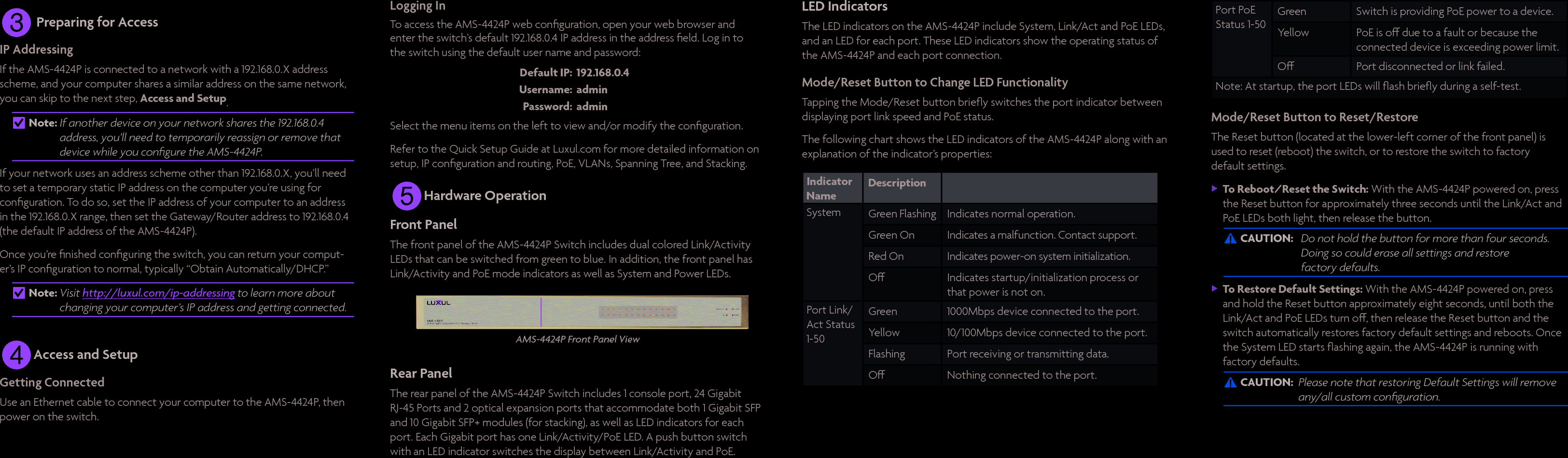 Page 2 of 2 - Pdf Lx-Ams-4424P Quick-Install-Guide User Manual