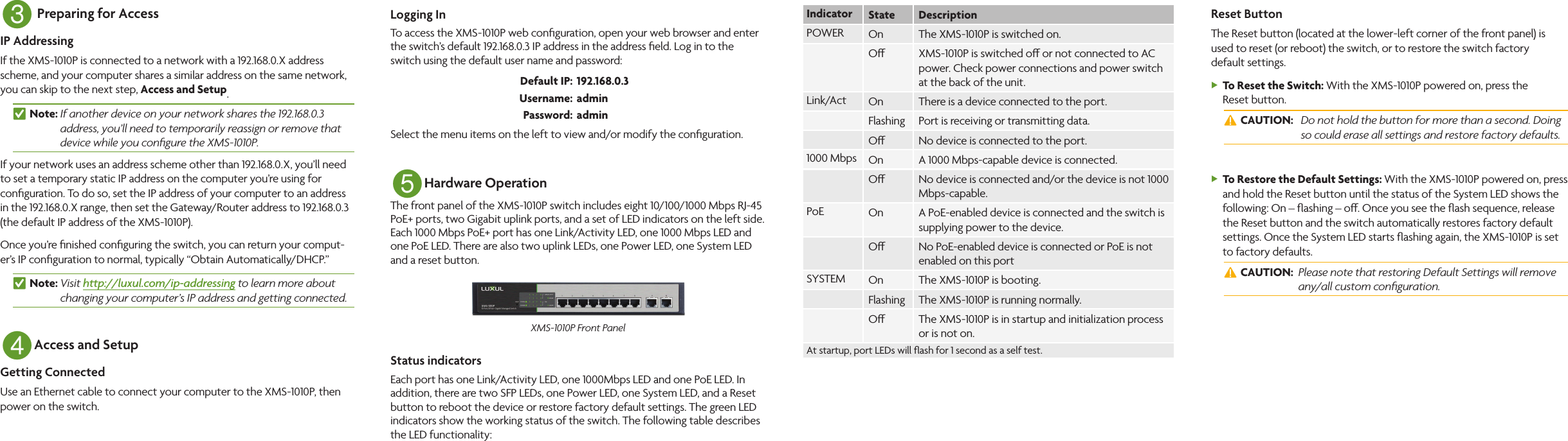 Page 4 of 8 - Pdf Lx-Xms-1010P Quick-Install-Guide User Manual