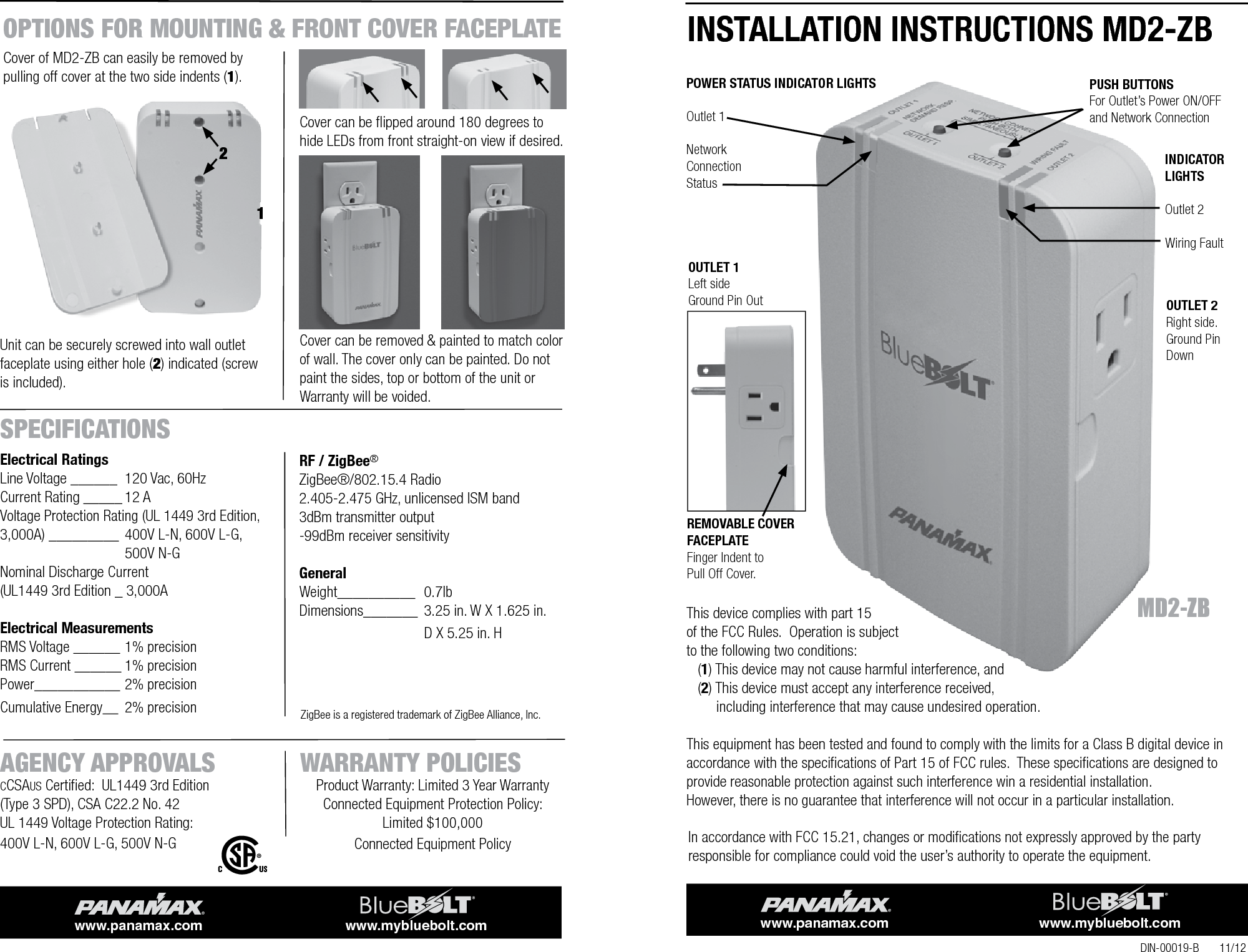 Page 1 of 2 - Pdf Md2-Zb Manual User