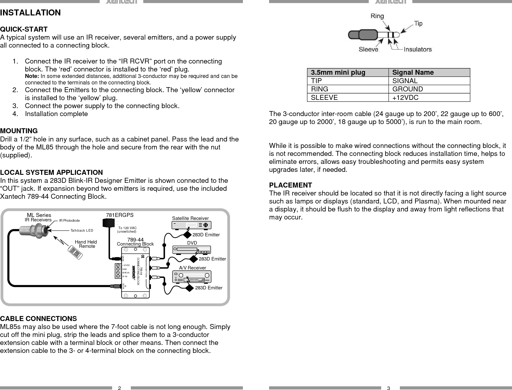 Page 2 of 8 - Pdf Ml85K Installation-Guide 08905314A - Booklet User Manual