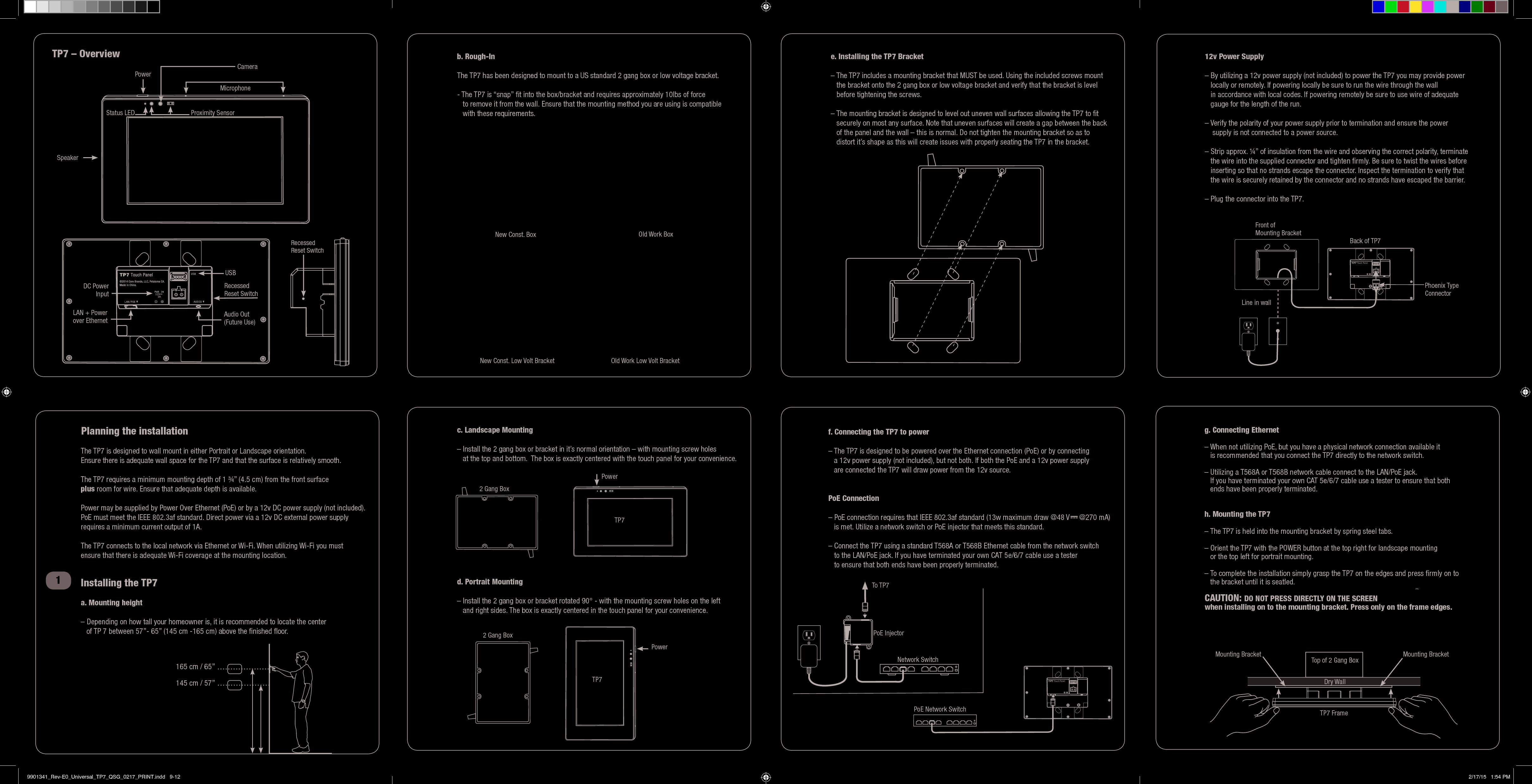 Pdf Ntp7 B Quick Install Guide 9901341_Rev E0_Universal_TP7_QSG_0217