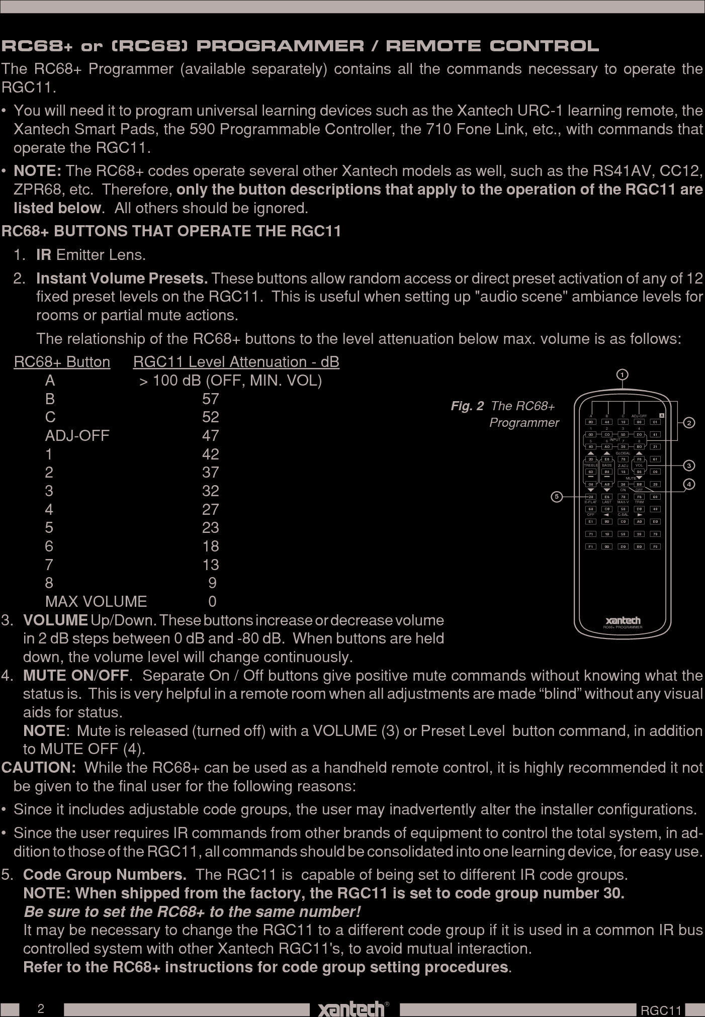 Page 2 of 7 - Pdf Rgc11 Manual App User