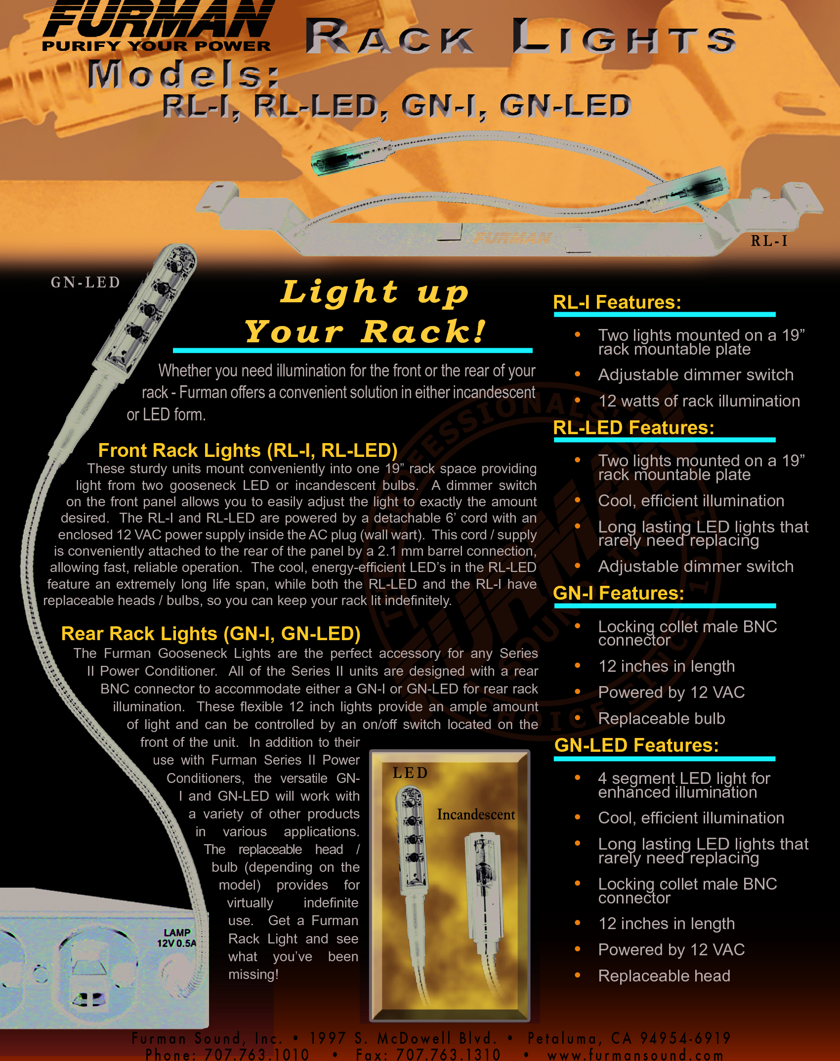 Pdf Rl Led Datasheet Rack Lights Data Sheet User Manual