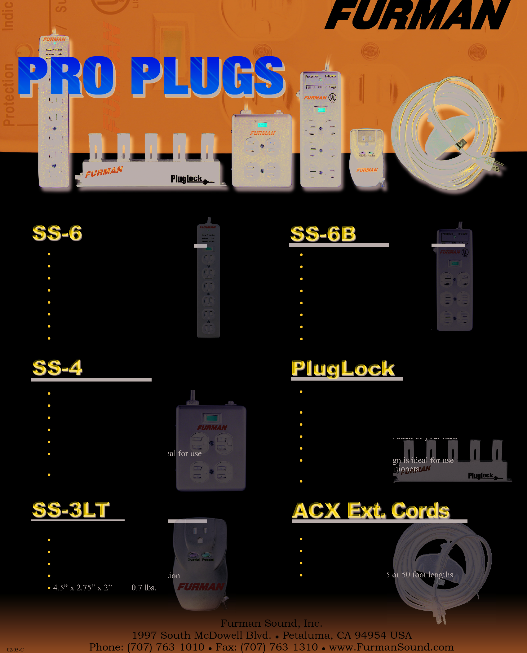 Page 1 of 1 - Pdf Ss-6B Datasheet ProPlugs Data Sheet - C User Manual