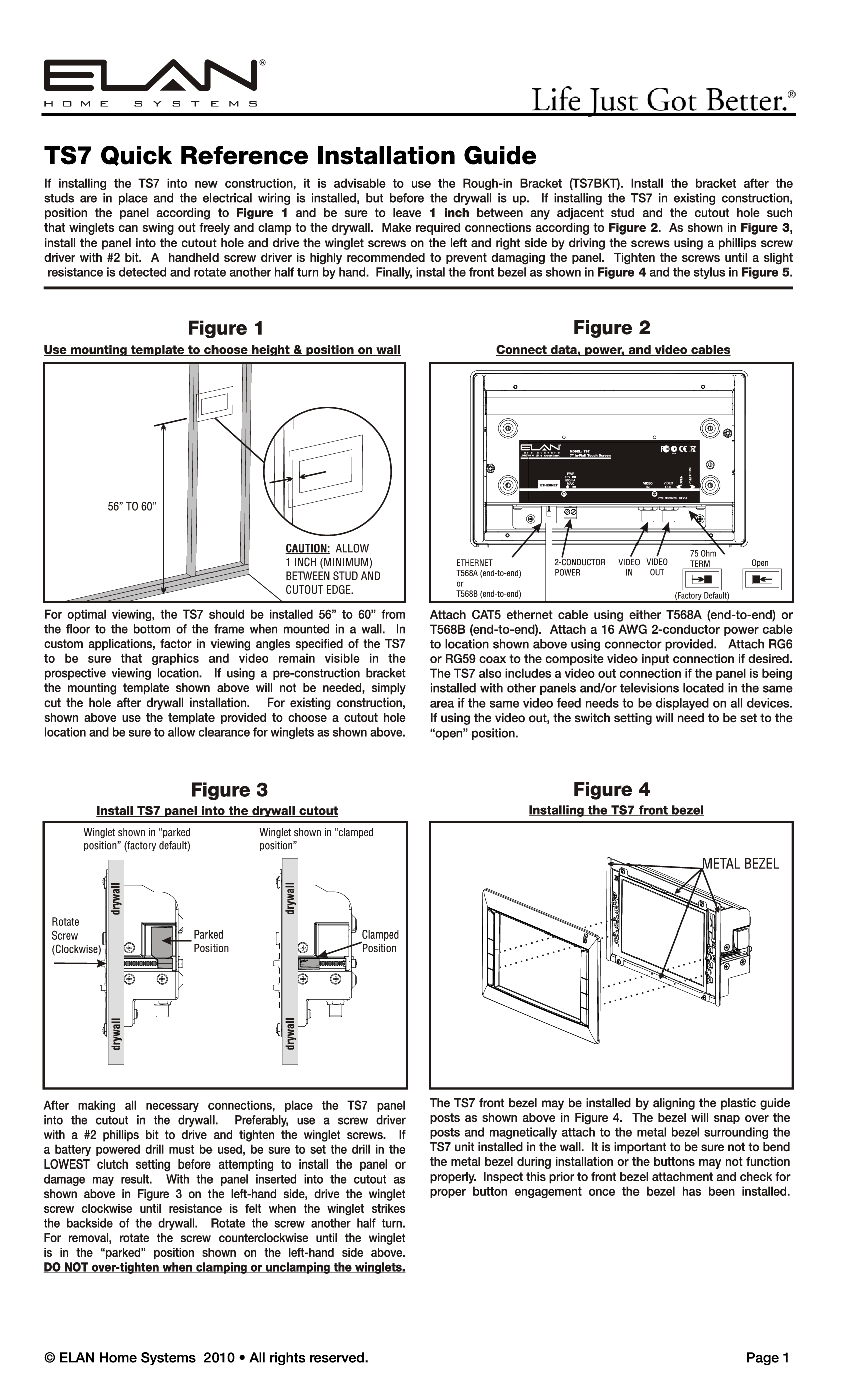 Page 1 of 2 - Pdf Ts7 Quick-Install-Guide User Manual