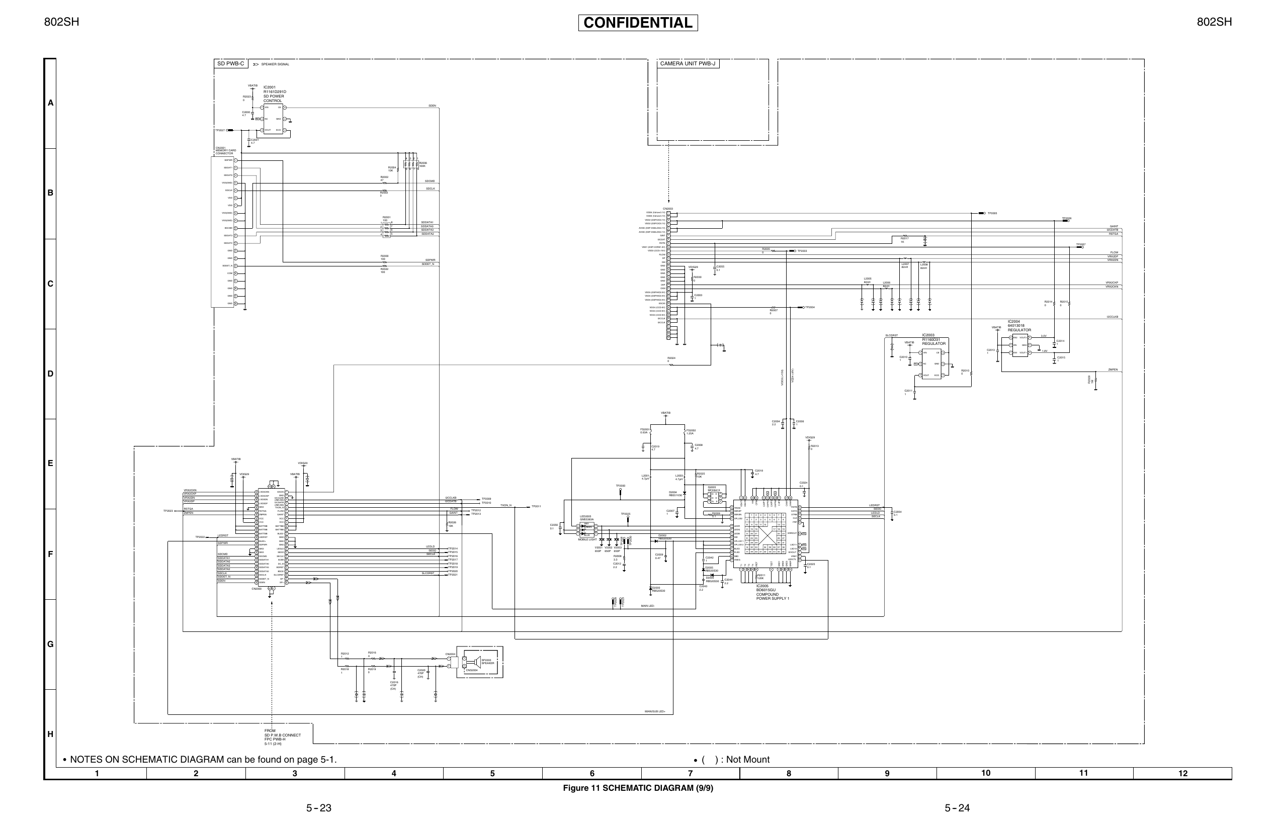 Page 10 of 12 - Sharp 802SH Schematics