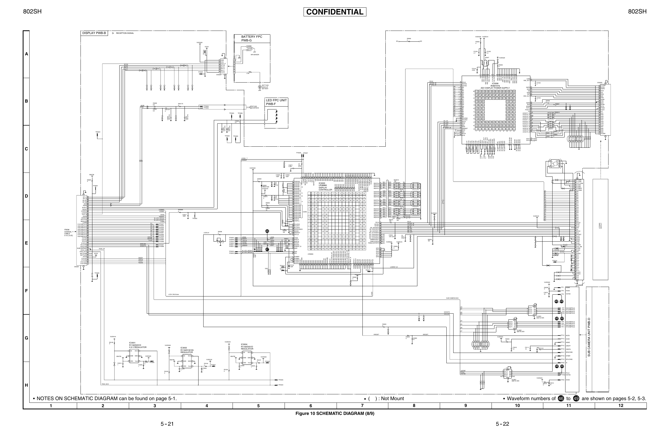 Page 9 of 12 - Sharp 802SH Schematics