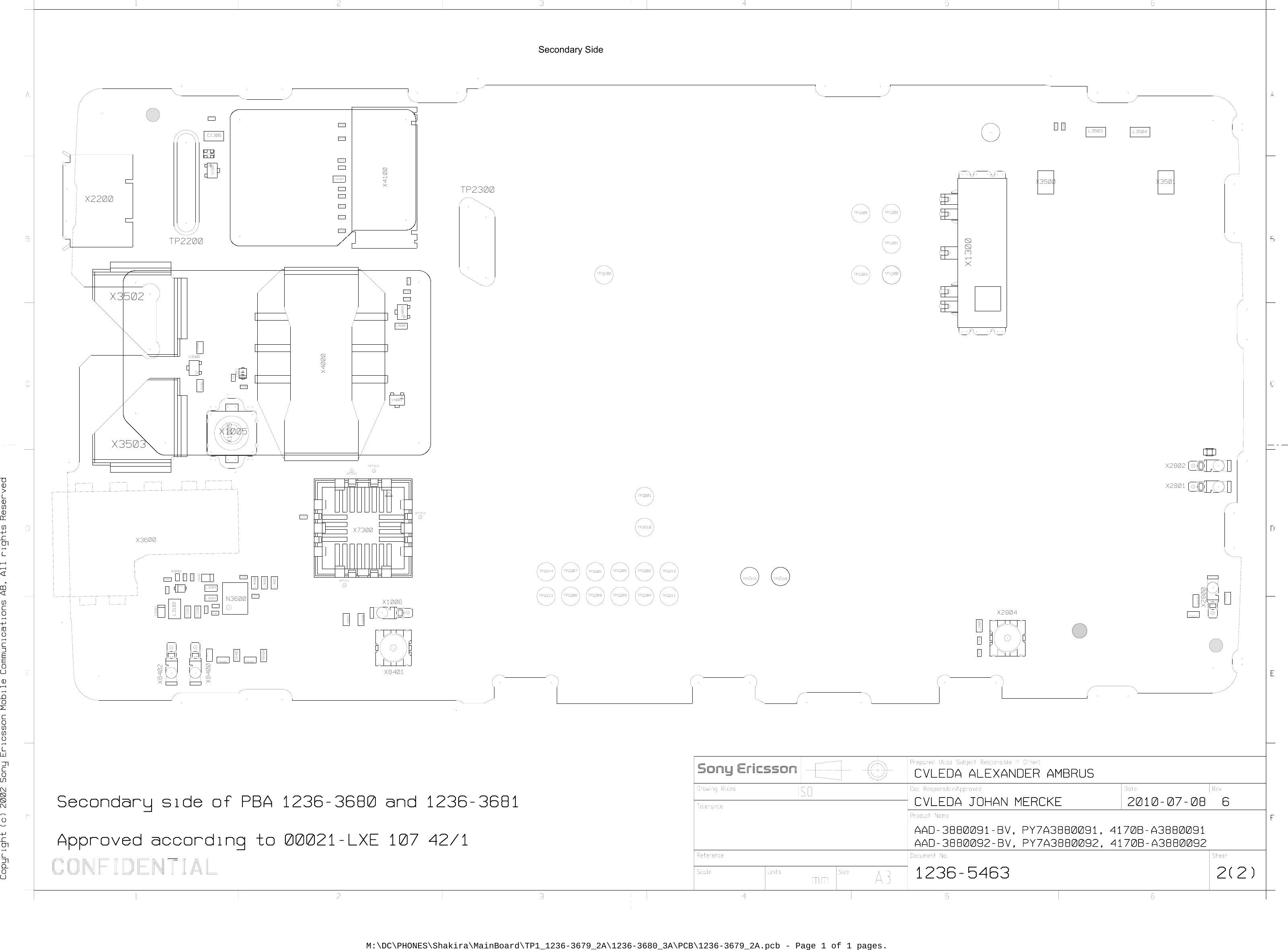 Page 2 of 2 - 1236-3679_2A.pcb Sony Ericsson X8 PCB-schematics
