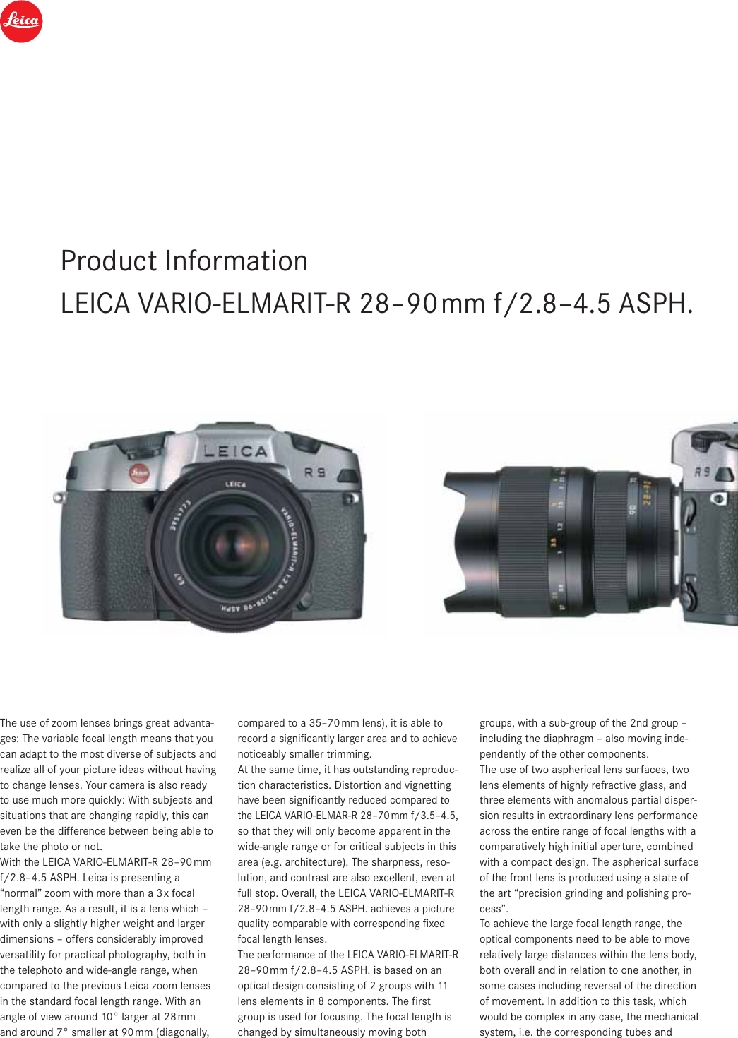 Page 1 of 4 - Vario-Elmarit-R 28-90 F 2.8 4.5 ASPH