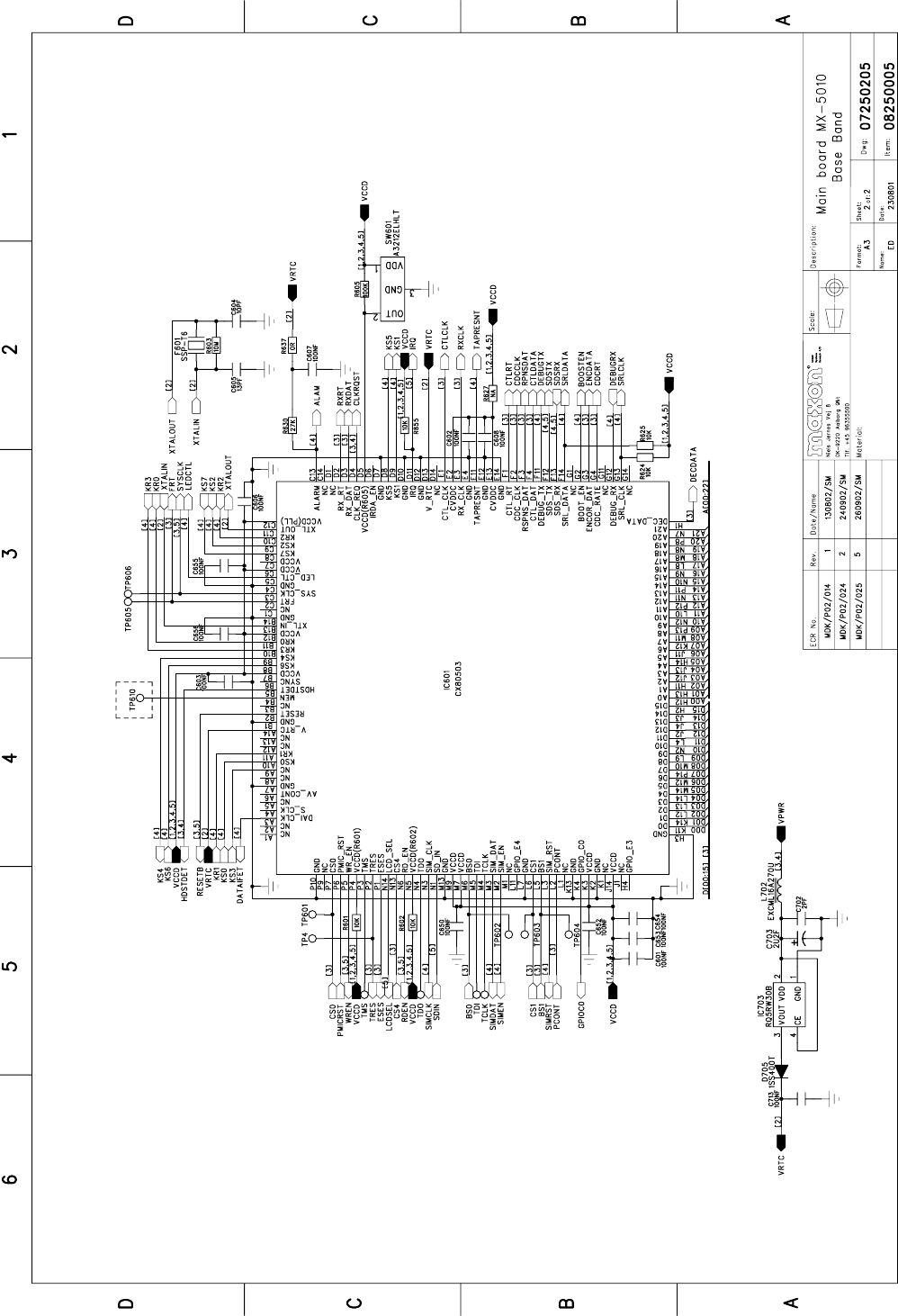 Page 2 of 4 - 07250201_V1_4 Maxon-mx5010-schematics